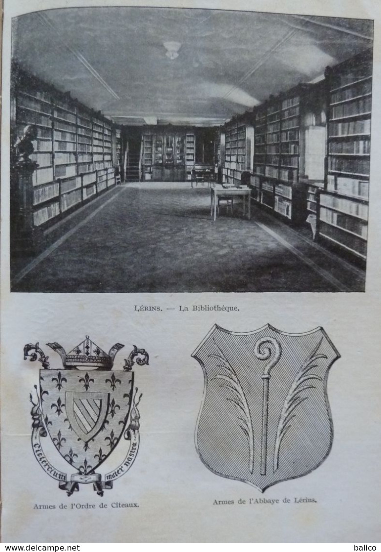 L'Ile & L'ABBAYE de LÉRINS 1929 - par un moine de LÉRINS - 3ème édition