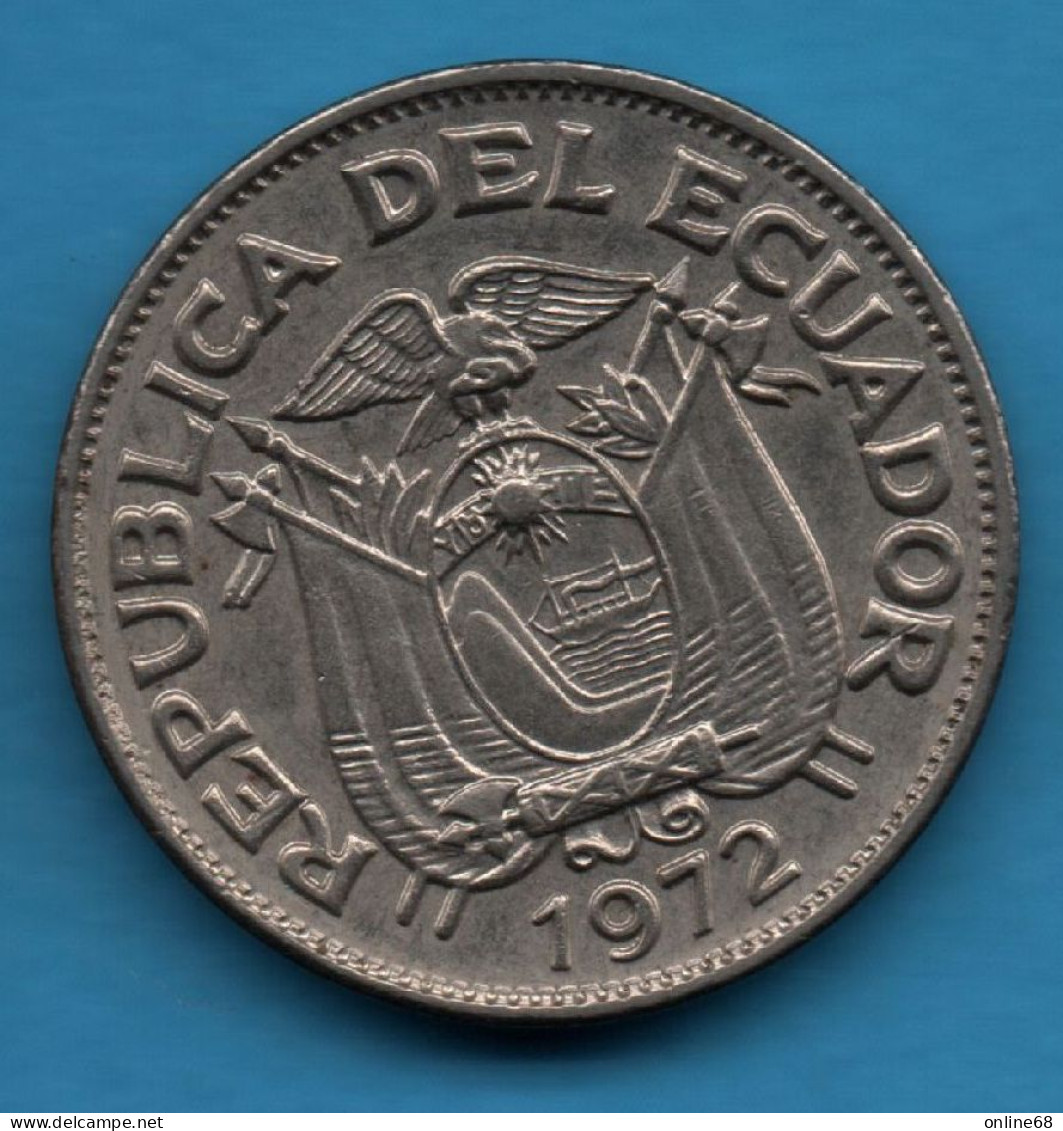 ECUADOR 20 CENTAVOS 1972 KM# 77.1c - Ecuador