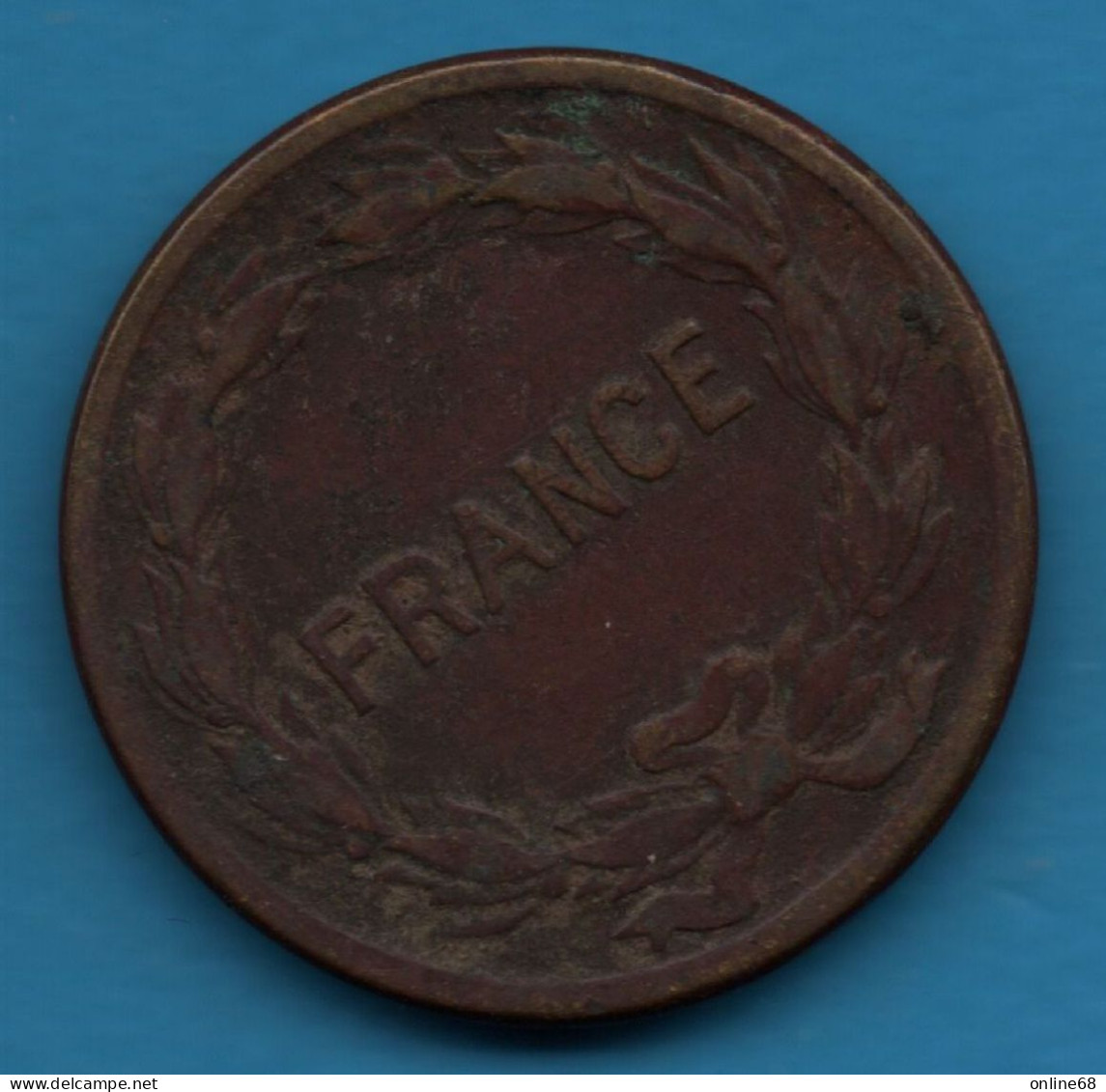 FRANCE 2 FRANCS 1944 F# 271, Gad# 537, KM# 905  Philadelphie - 2 Francs