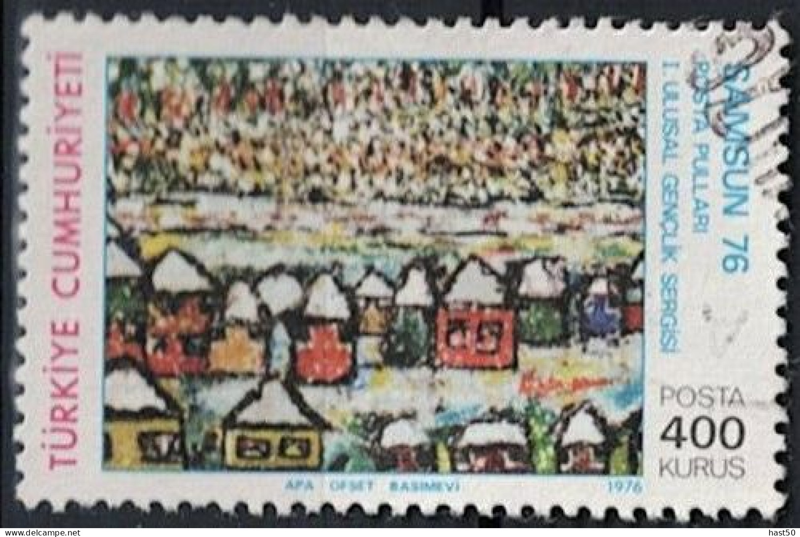 Türkei Turkey Turquie - Briefmarkenausstellung SAMSUN ’76 (MiNr: 2390) 1976 - Gest Used Obl - Gebraucht