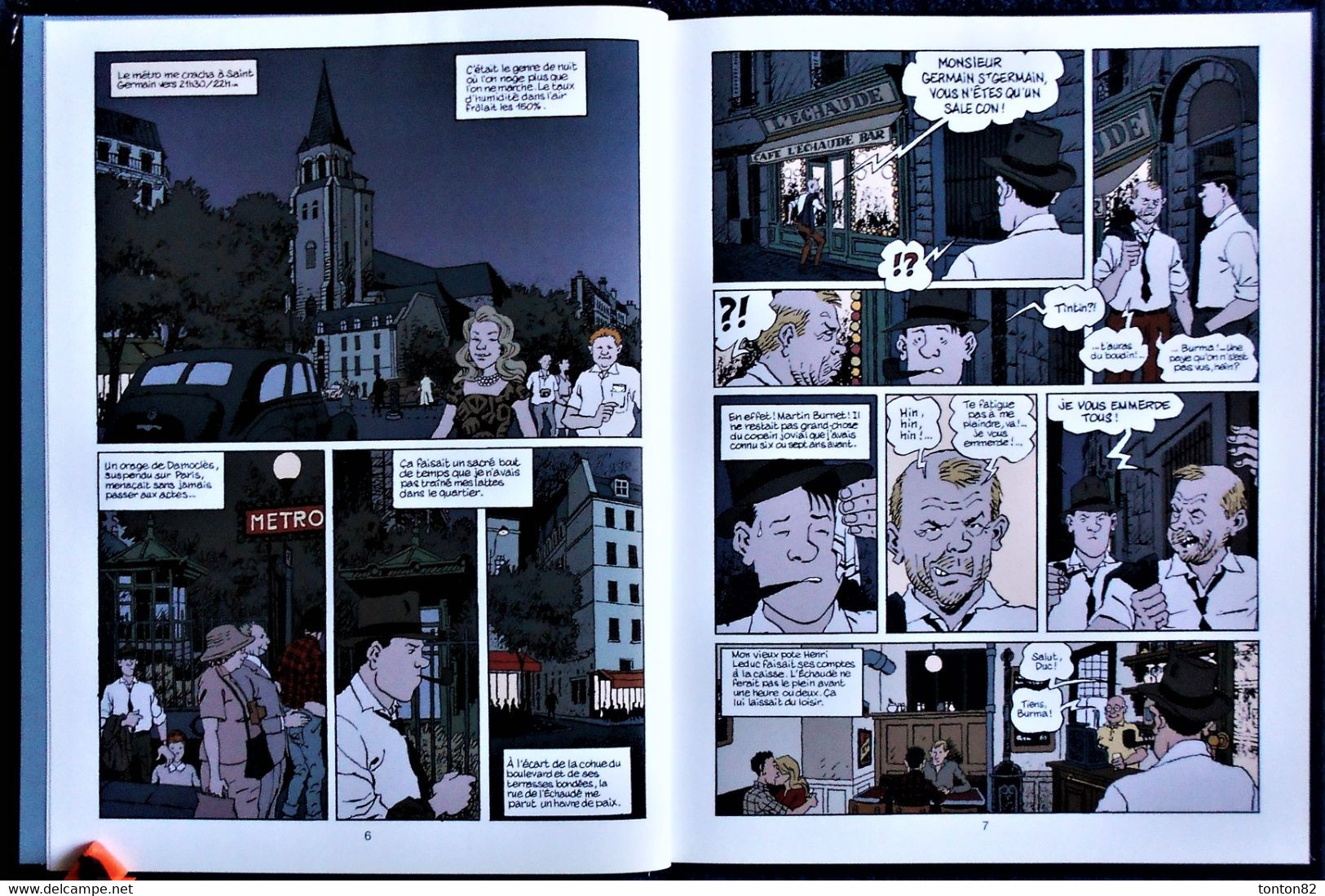 LÉO MALET / MOYNOT / TARDI - La Nuit De Saint-Germain-Des-Prés - Casterman - ( E.O. 2005 ) . - Tardi