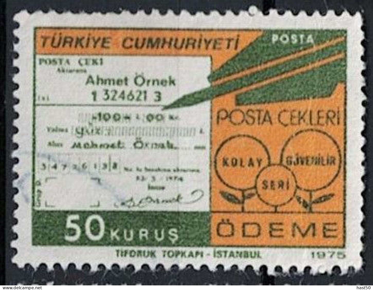 Türkei Turkey Turquie - Postschecks (MiNr: 2349) 1975 - Gest Used Obl - Usati