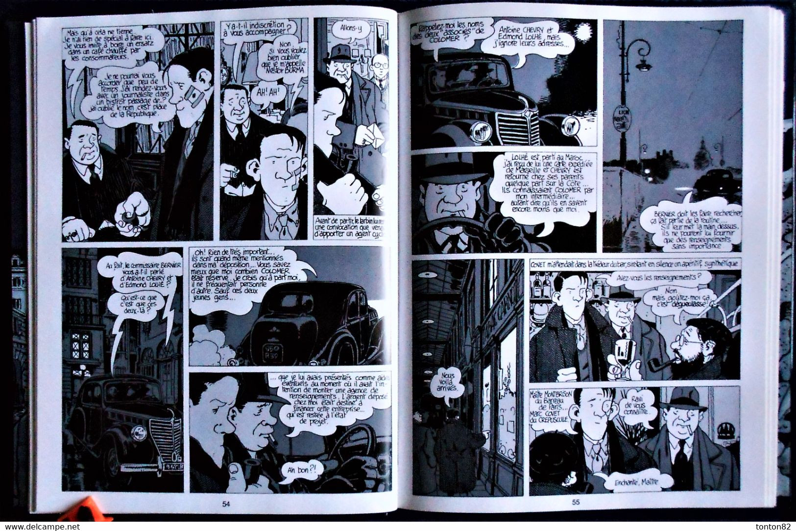 LÉO MALET / TARDI - 120 Rue de la Gare - Casterman - ( E.O. 1988 ) .