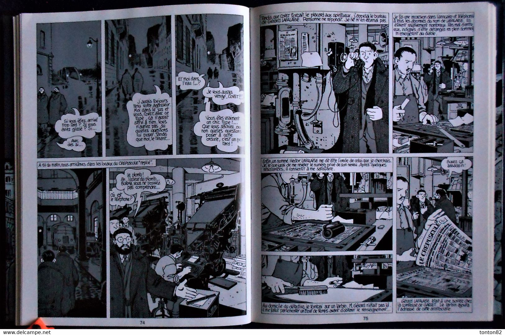 LÉO MALET / TARDI - 120 Rue de la Gare - Casterman - ( E.O. 1988 ) .