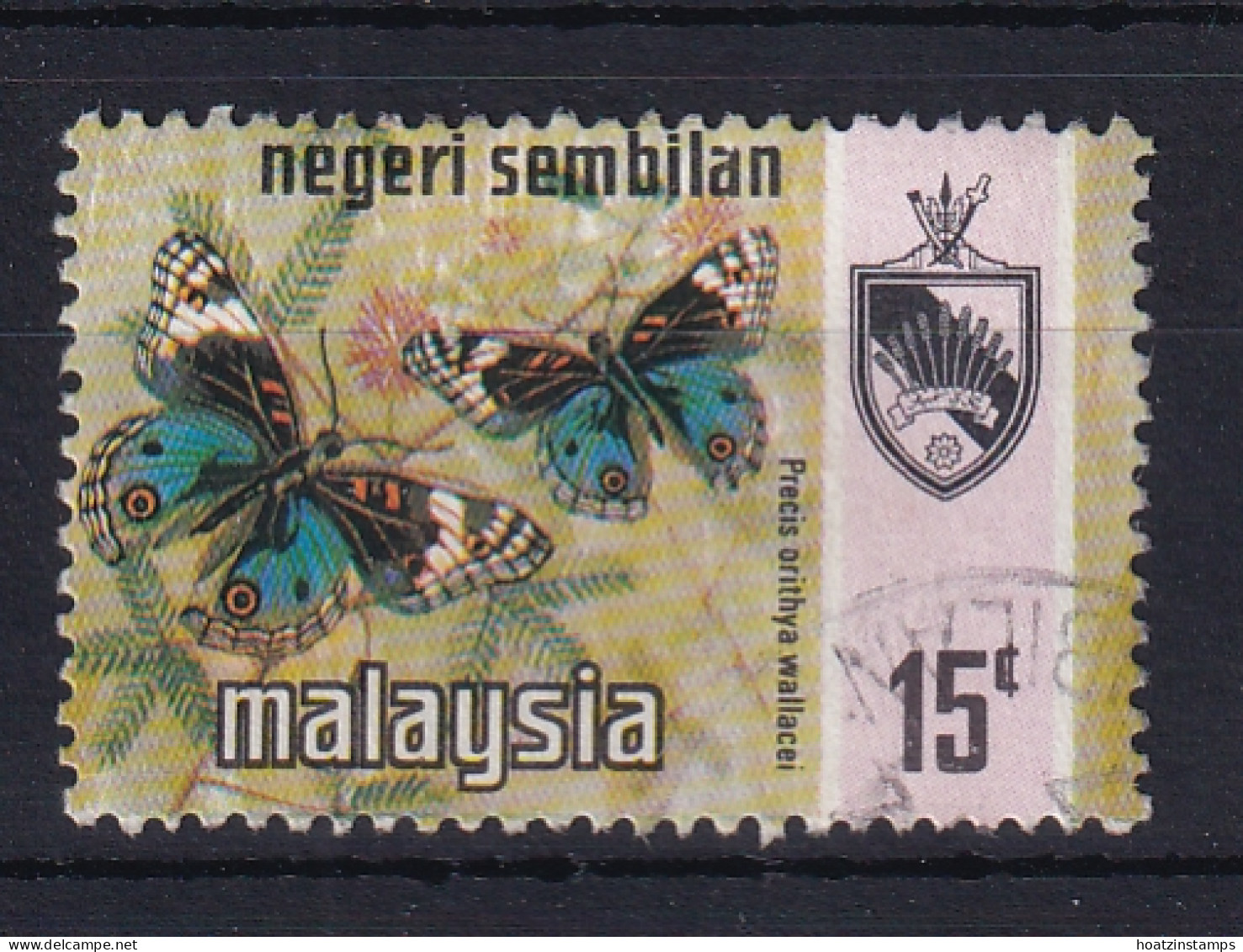 Negri Sembilan: 1971/78   Butterflies     SG96    15c   [Litho]   Used - Negri Sembilan