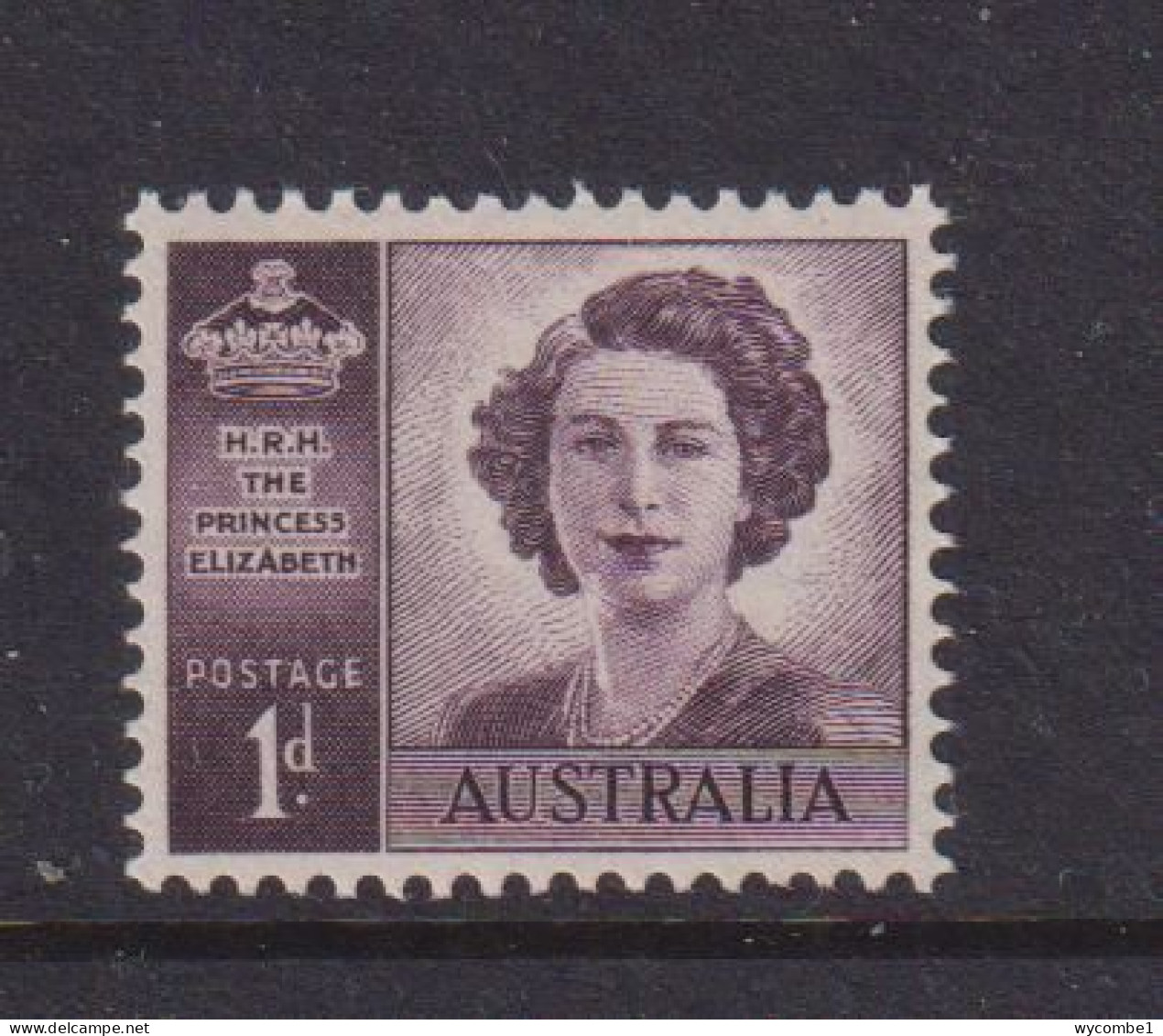 AUSTRALIA - 1947 Elizabeth II 1d  No Watermark Never Hinged Mint - Neufs