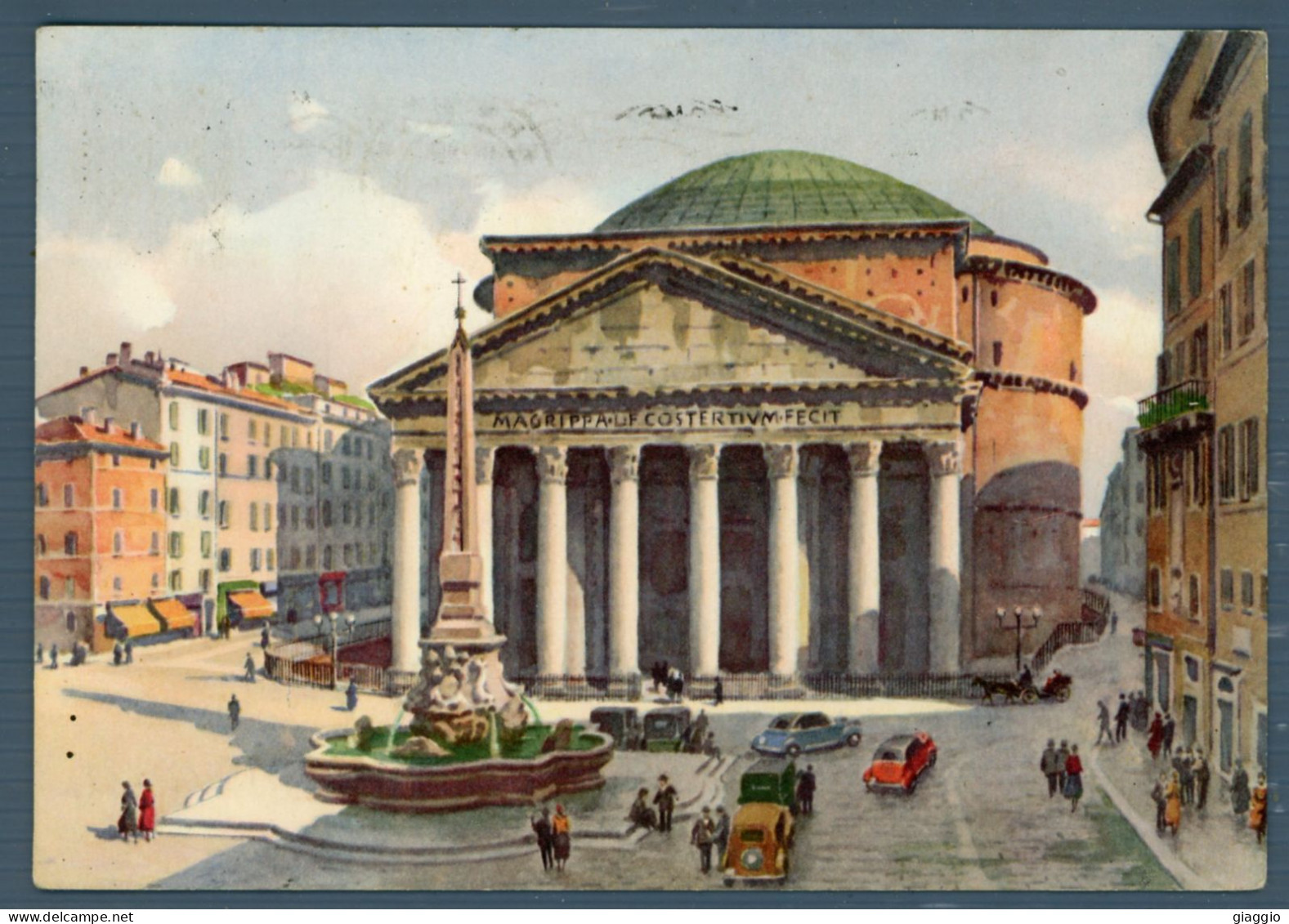 °°° Cartolina - Roma N. 1191 Il Pantheon Viaggiata °°° - Panteón