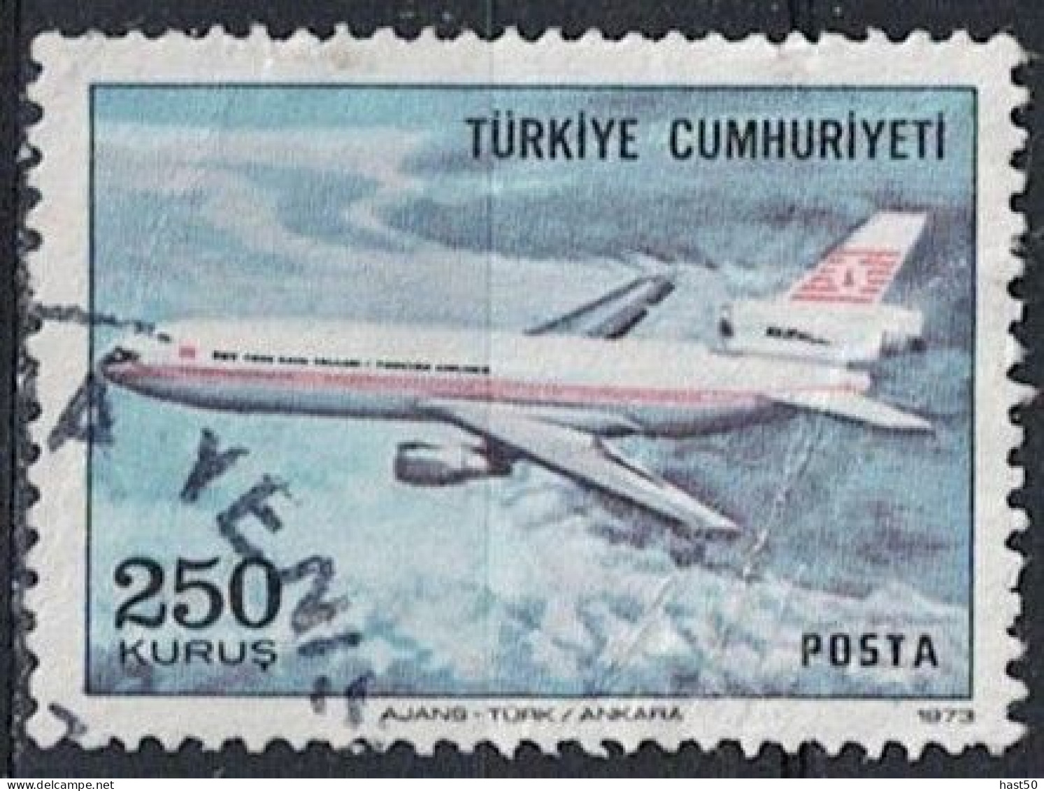 Türkei Turkey Turquie - Douglas DC-10 (MiNr: 2318) 1973 - Gest Used Obl - Used Stamps