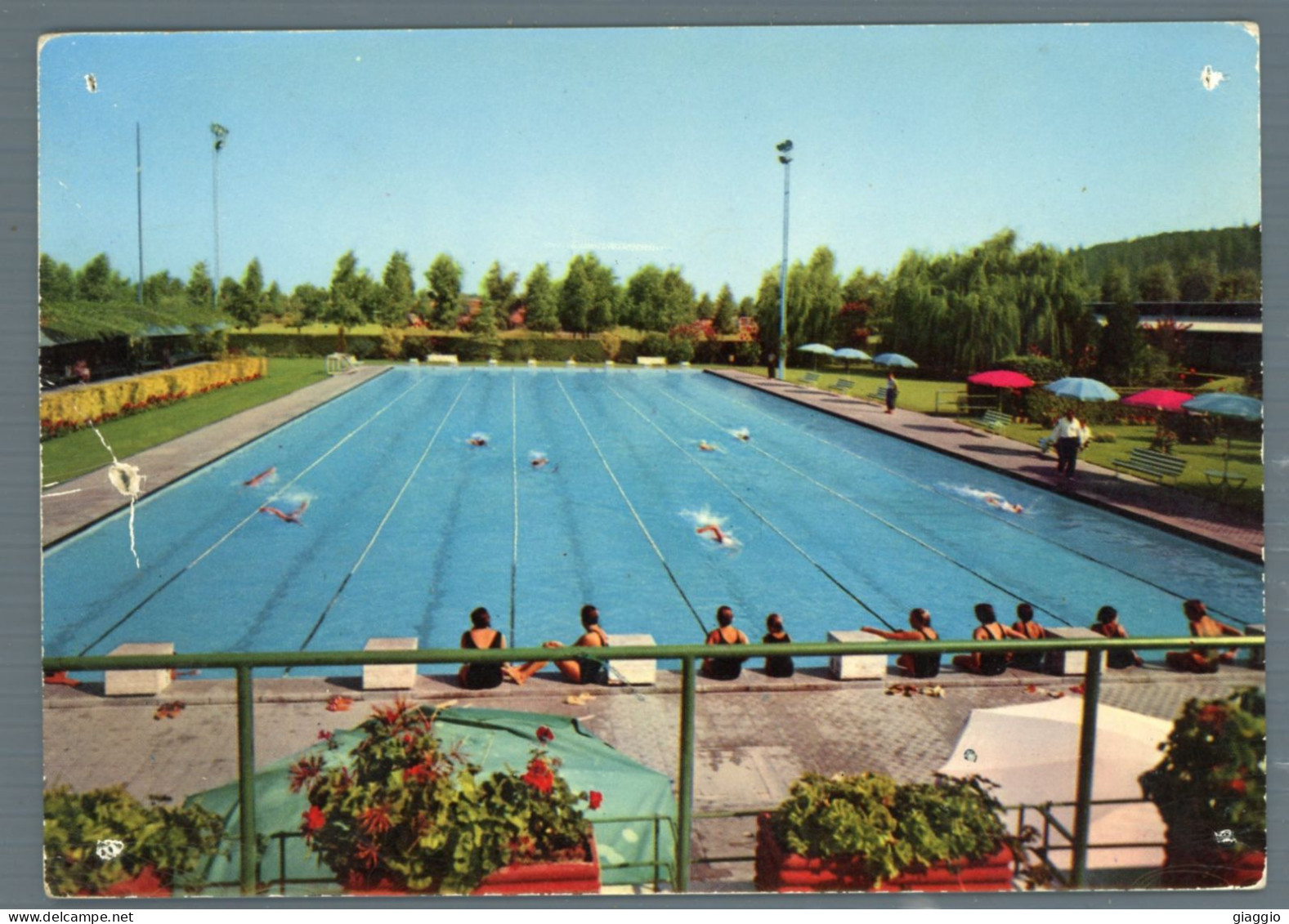 °°° Cartolina - Roma N. 1192 Piscina Olimpica Dell'acqua Acetosa Viaggiata °°° - Stadien & Sportanlagen