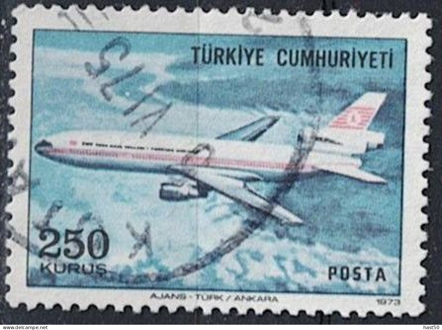 Türkei Turkey Turquie - Douglas DC-10 (MiNr: 2318) 1973 - Gest Used Obl - Gebraucht