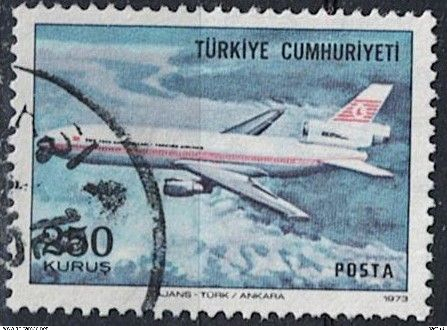 Türkei Turkey Turquie - Douglas DC-10 (MiNr: 2318) 1973 - Gest Used Obl - Usati