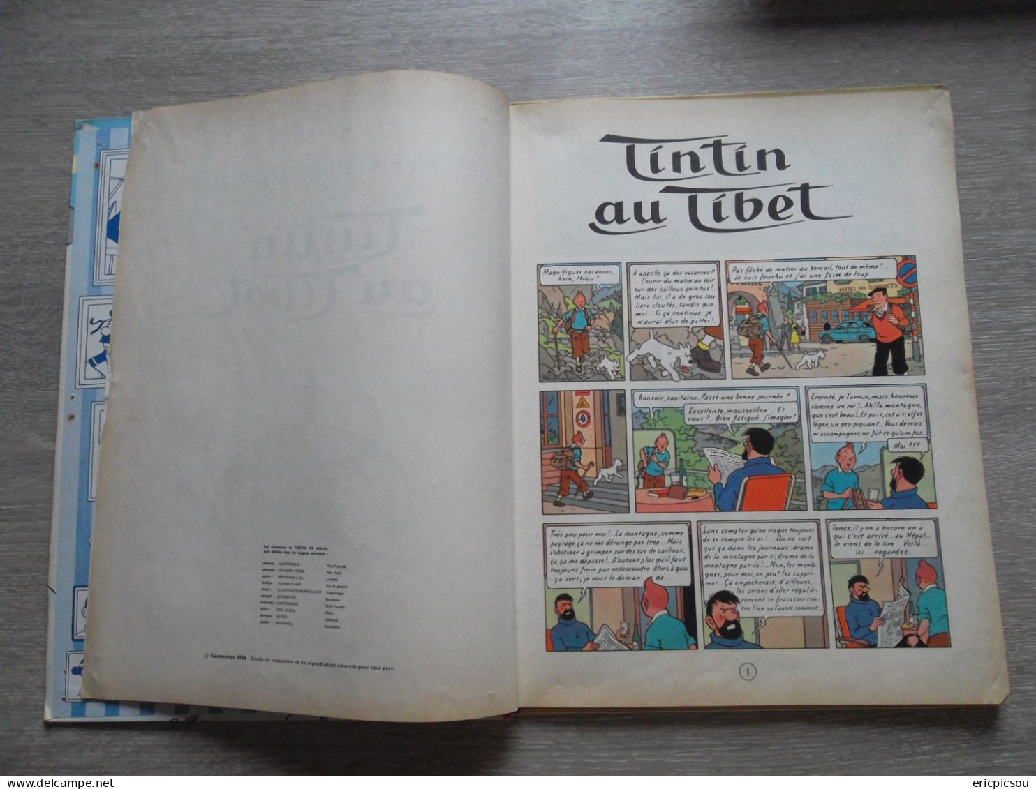 Tintin Au Tibet B30 1961 ( Lire ) - Hergé