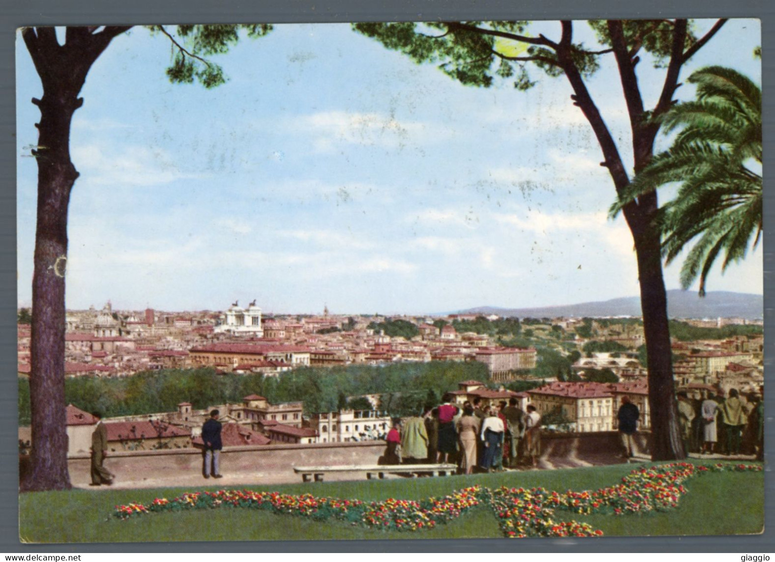 °°° Cartolina - Roma N. 1194 Veduta Panoramica Del Gianicolo Viaggiata °°° - Mehransichten, Panoramakarten