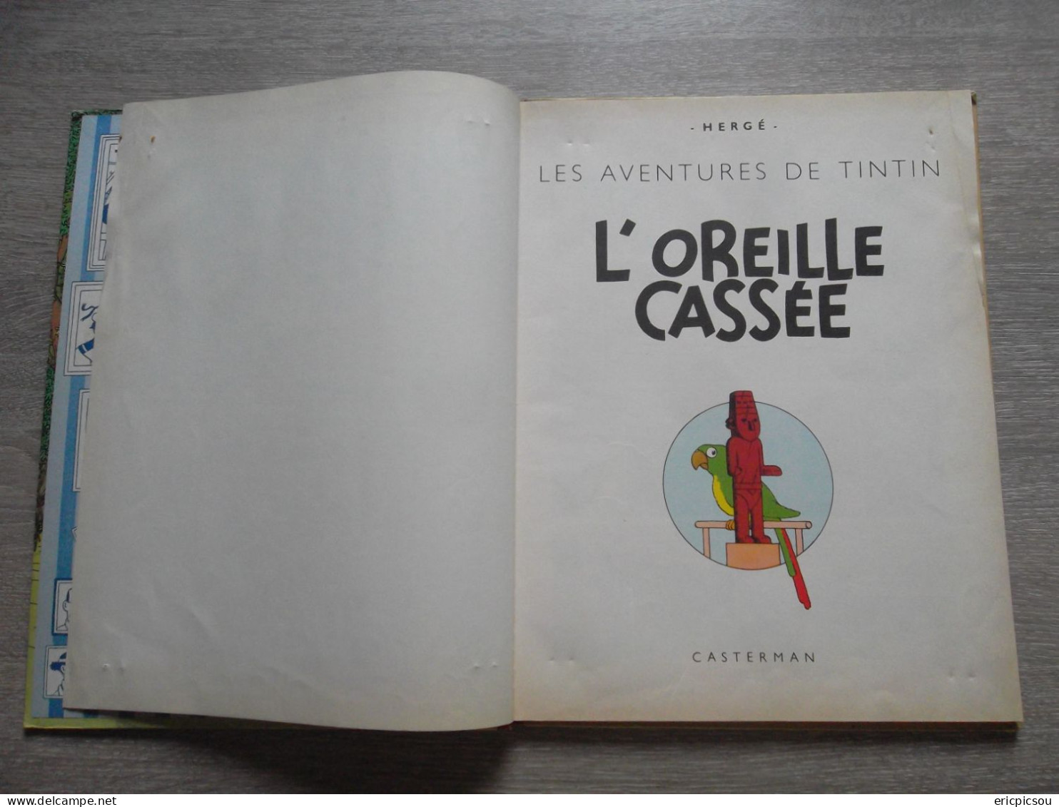 L'Oreille Cassée B26 1958 ( Lire ) - Hergé