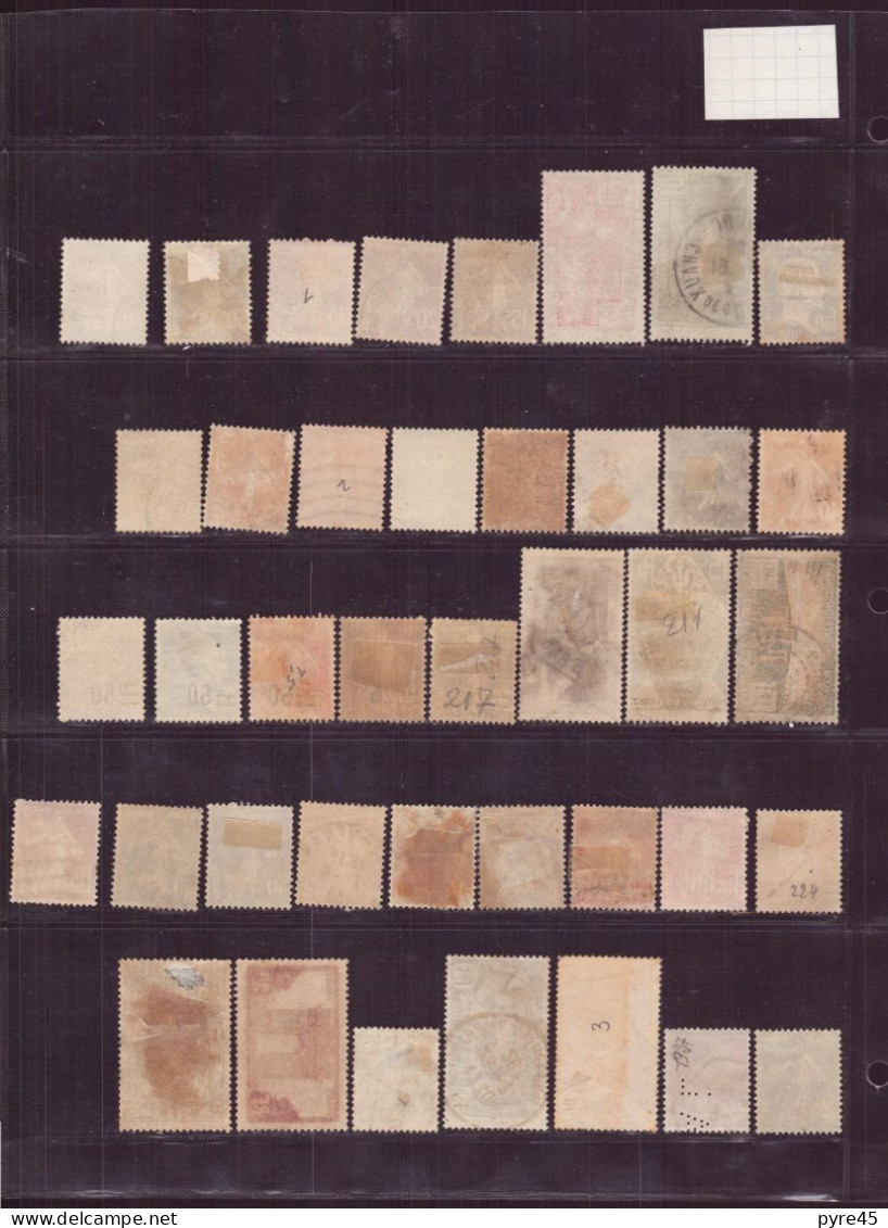 FRANCE 1923 / 26 LOT DE 40 TIMBRES ** / * / OBLITERES LOT 330 - Other & Unclassified