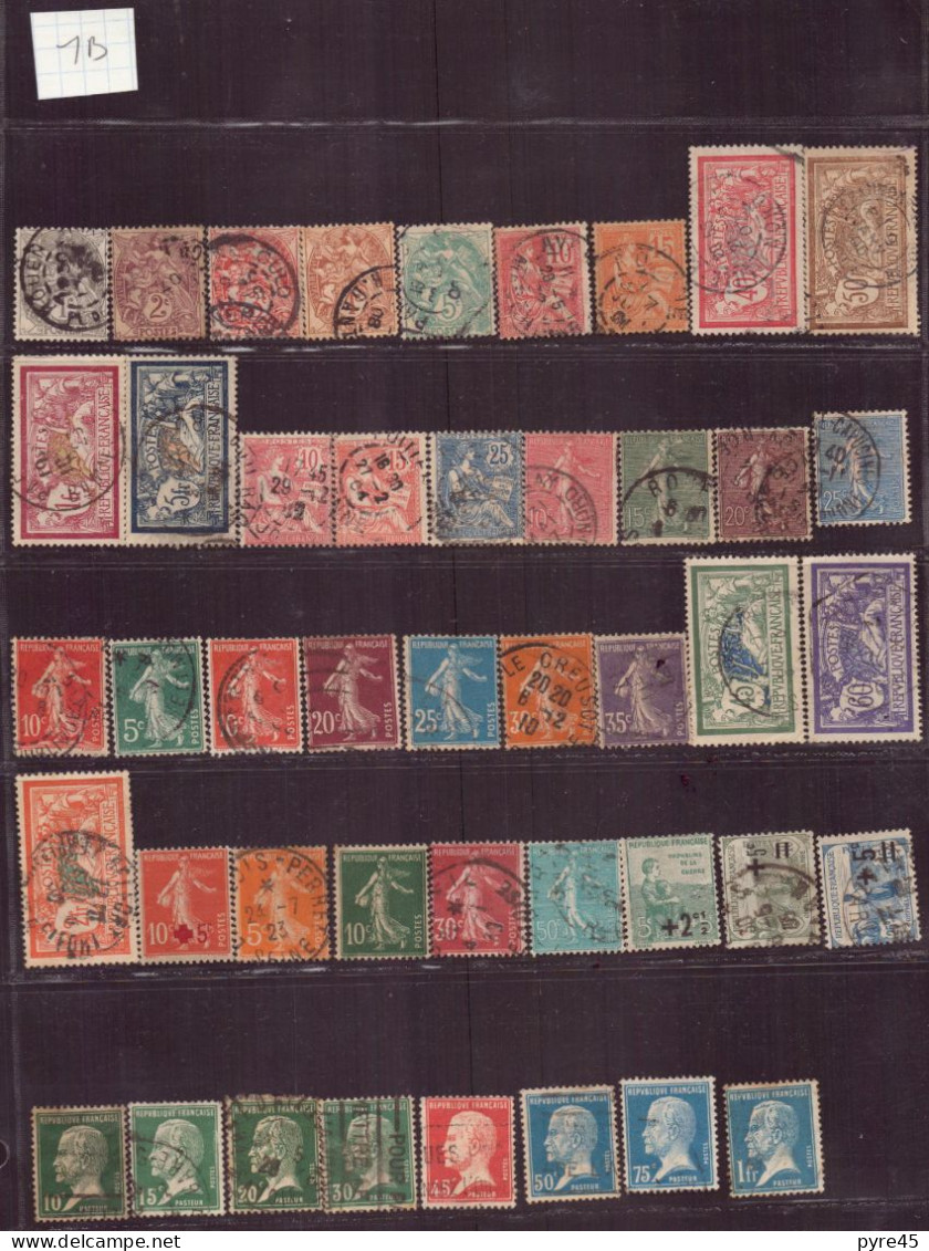 FRANCE 1900 / 26 LOT DE 44 TIMBRES ** / * / OBLITERES LOT 331 - Sonstige & Ohne Zuordnung