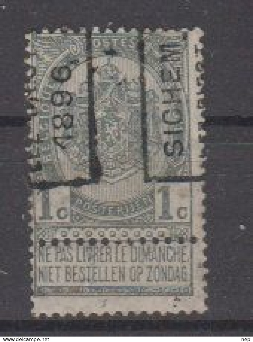 BELGIË - OBP - 1896 - Nr 53 (n° 58 A - SICHEM-LEZ-DIEST 1896) - (*) - Rollenmarken 1894-99