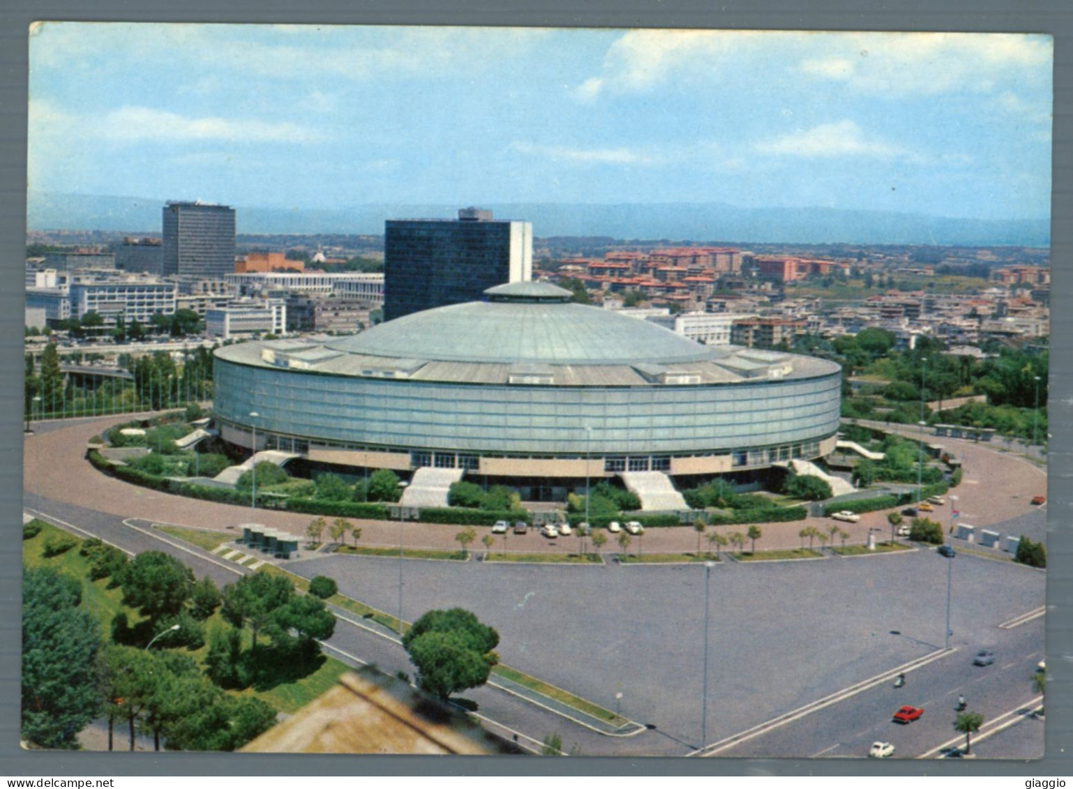 °°° Cartolina - Roma N. 1199 Palazzo Dello Sport Viaggiata °°° - Stades & Structures Sportives