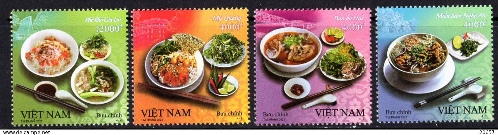 Vietnam 2678/81 Gastronomie - Alimentation