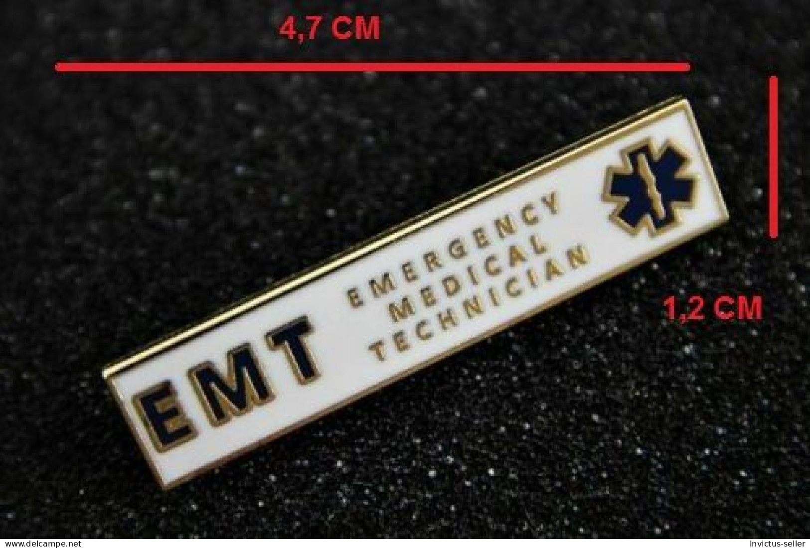 MEDICAL BADGE SOCORSO MEDICO DISTINTIVO E.M.T EMERGENCY MEDICAL TECHNICIAN - USA - SERVICESW MEDICAUX - Geneeskundige Diensten
