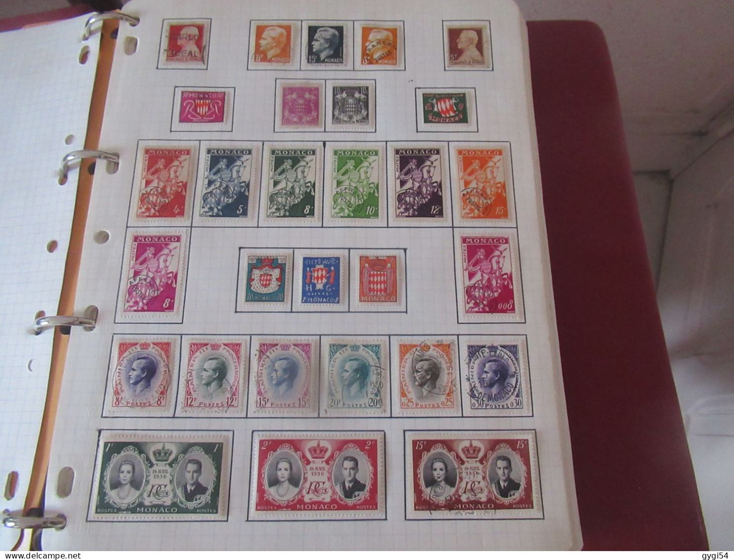 MONACO  1920 - 1995   LOT  OBLI  N* N** MNH - Large Format, Black Pages