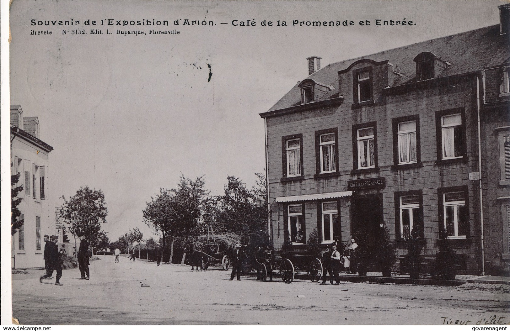 SOUVENIR DE L'EXPOSITION D' ARLON    CAFE DE LA PROMENADE ET ENBREE        ZIE AFBEELDINGEN - Arlon