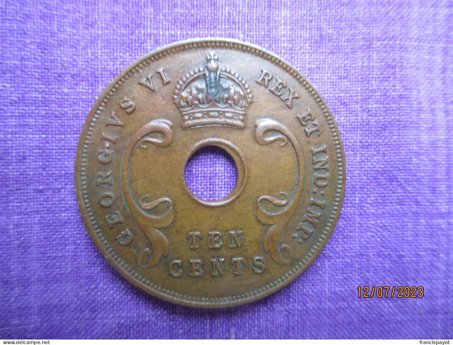 British East Africa: 10 Cents 1945 - Colonie Britannique