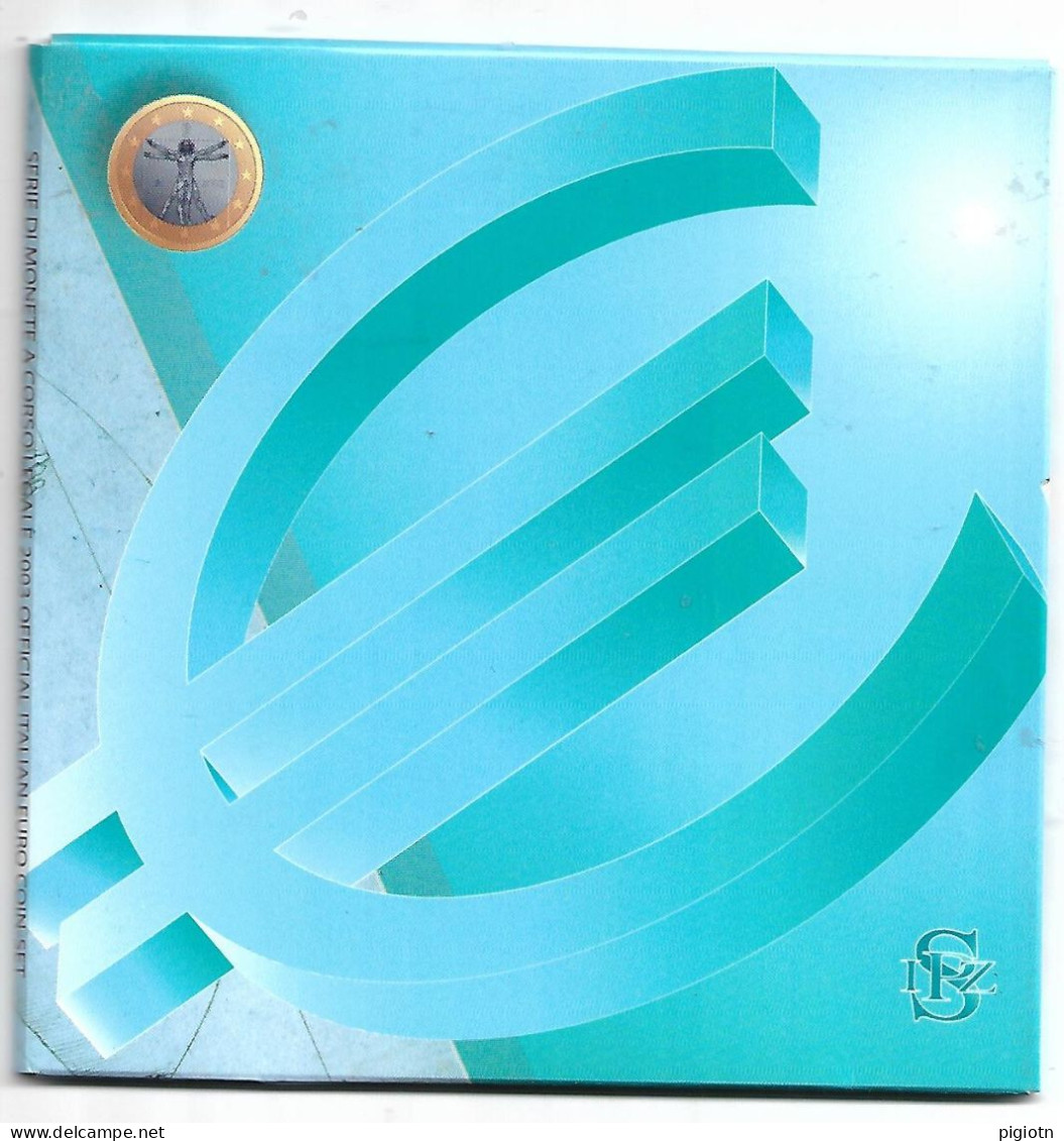 EURO 2003 - SERIE DI MONETE A CORSO LEGALE 2005 OFFICIAL ITALIAN COIN-SET - CON 5 EURO IN ARGENTO EUROPA DEL LAVORO - Mint Sets & Proof Sets