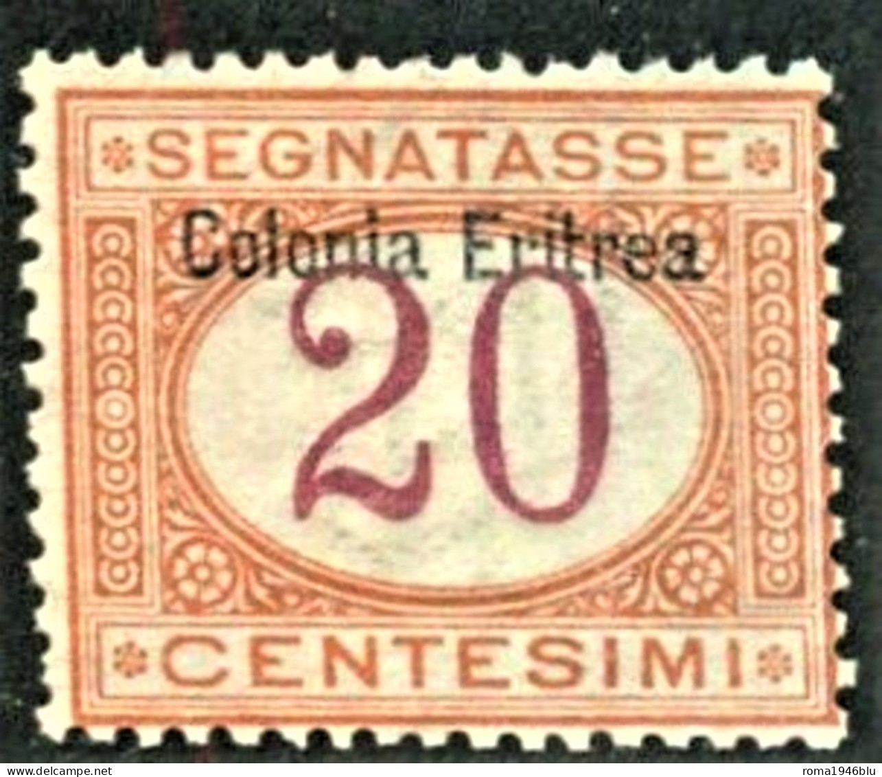 ERITREA 1903 SEGNATASSE 20 CENT.** MNH - Eritrea