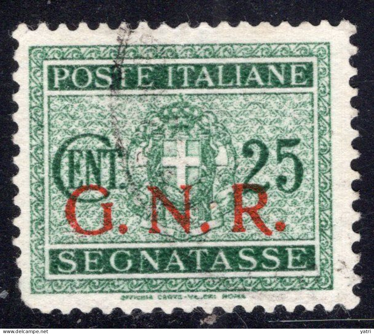 Repubblica Sociale Italiana - Segnatasse 25 Cent. GNR Verona Ø - Taxe