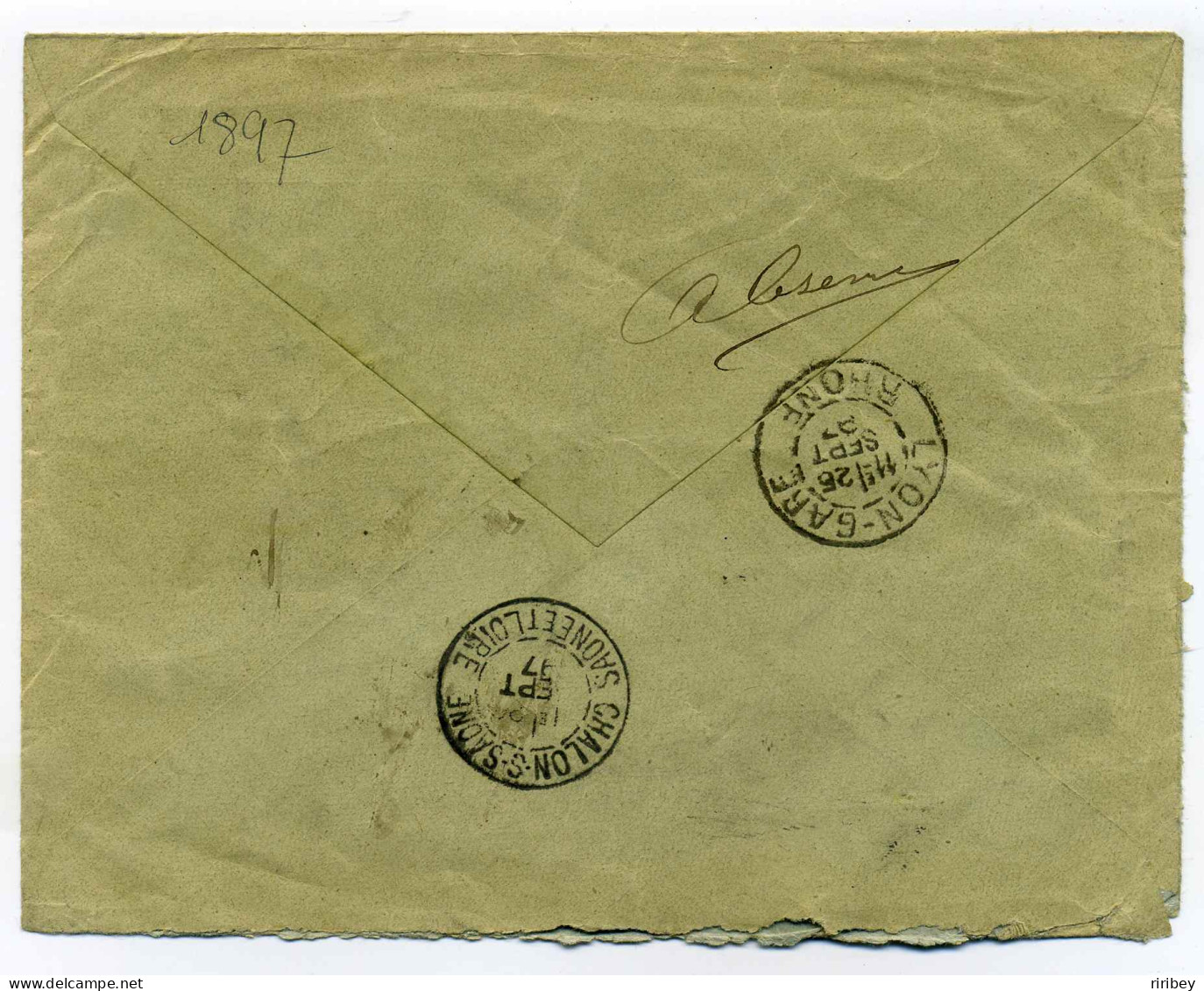 Lettre Recommandée De  GENEVE Rue Du Stand  / 1897 / Banque Populaire De Suisse / Pour La France - Lettres & Documents