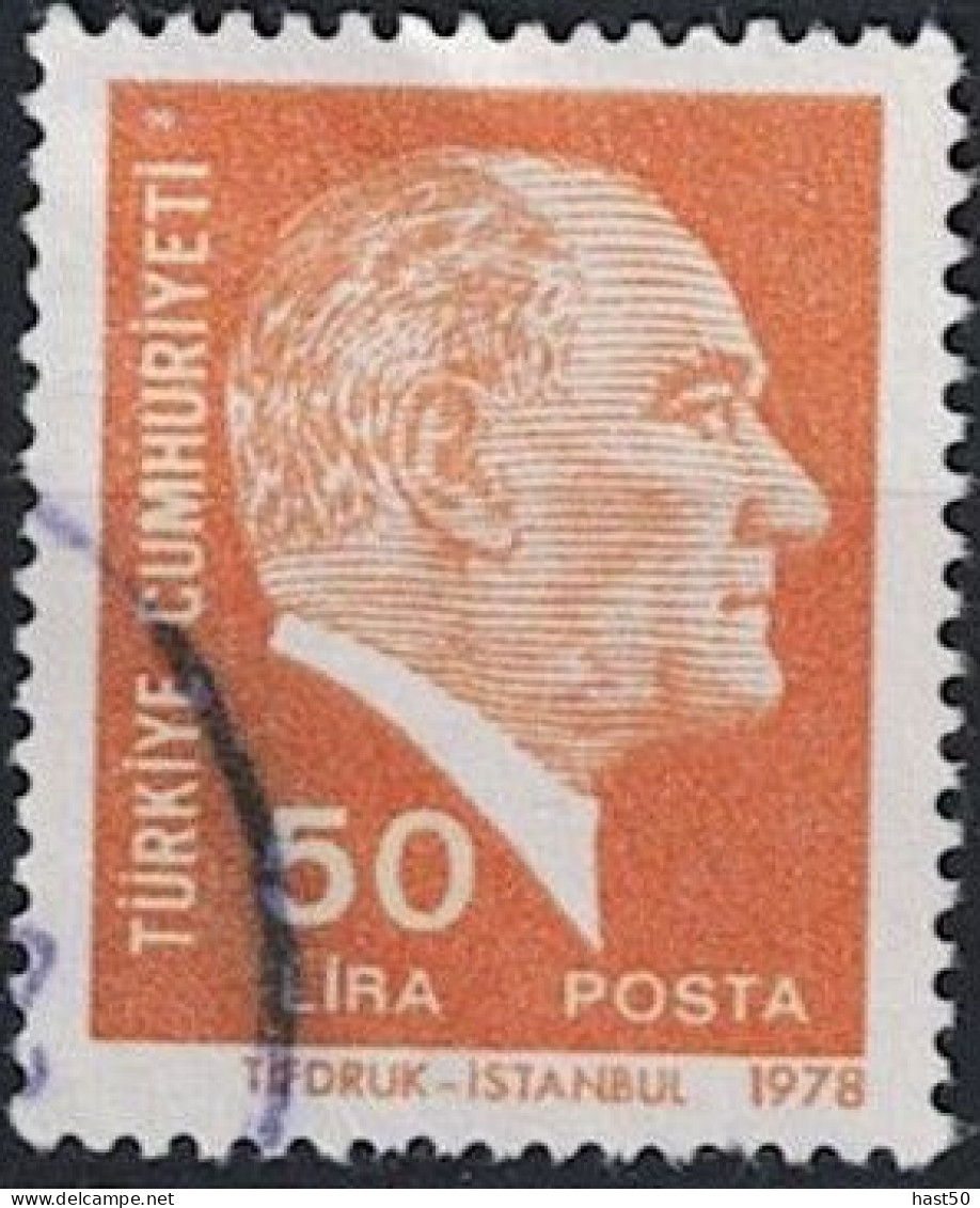 Türkei Turkey Turquie - Atatürk (MiNr: 2452) 1978 - Gest Used Obl - Usati