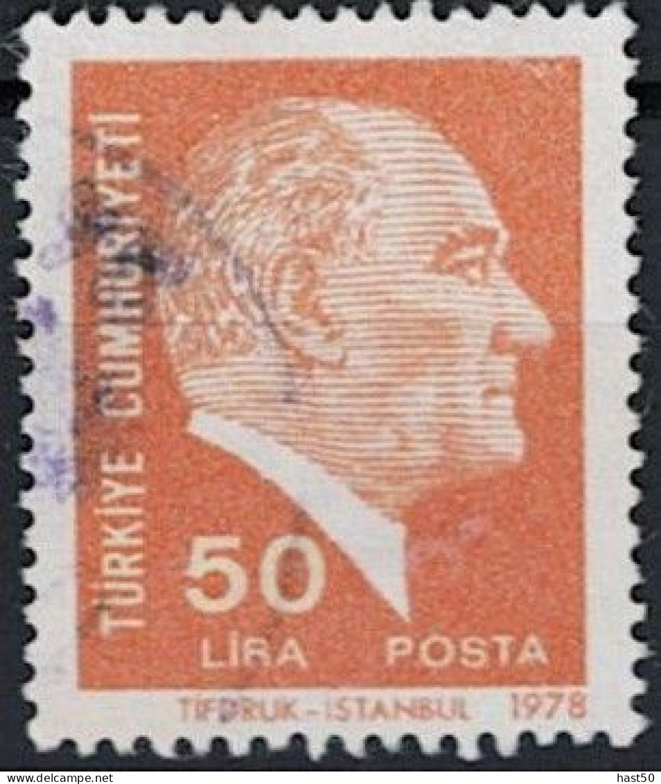 Türkei Turkey Turquie - Atatürk (MiNr: 2452) 1978 - Gest Used Obl - Gebruikt