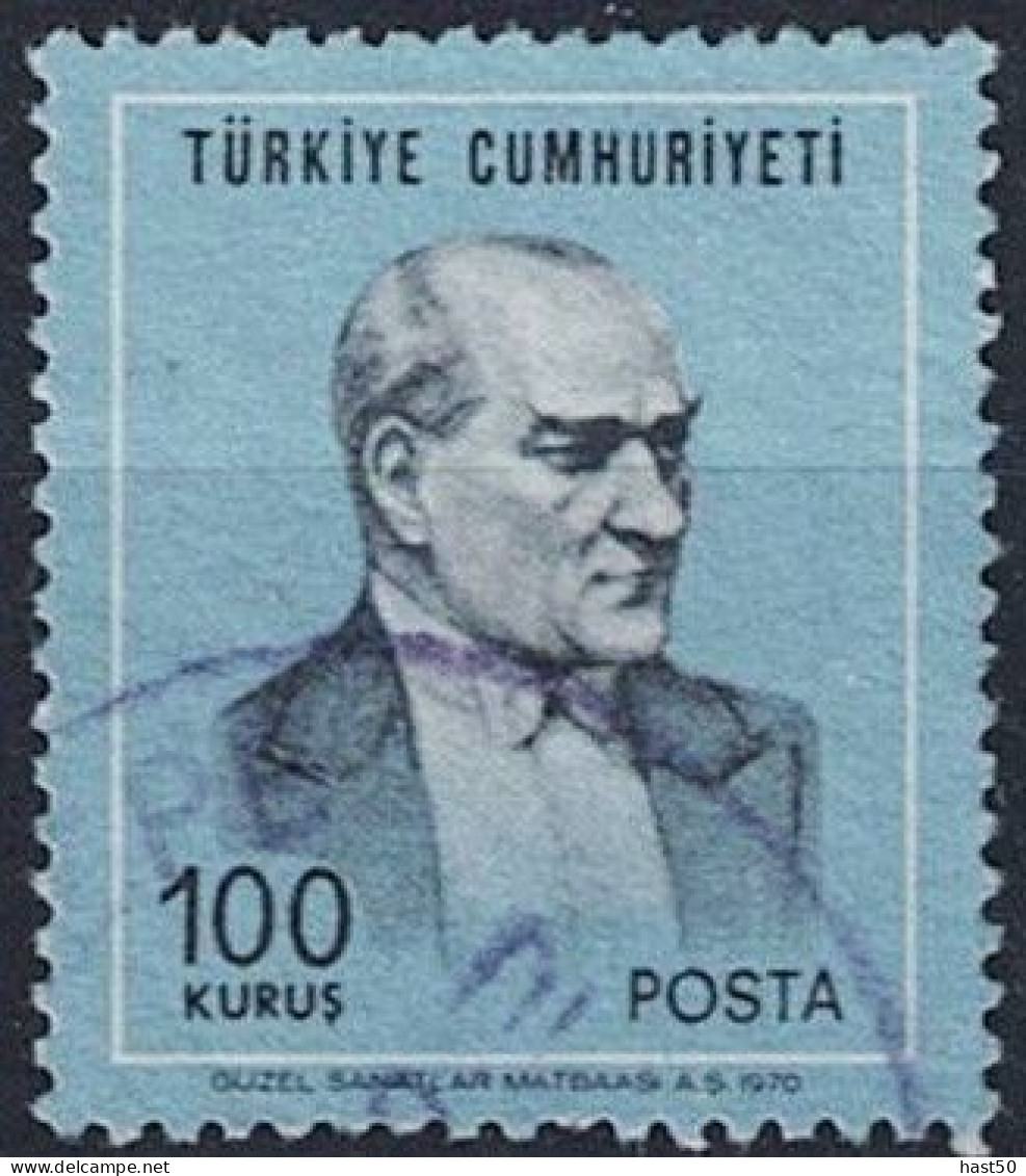 Türkei Turkey Turquie - Atatürk (MiNr: 2172) 1970 - Gest Used Obl - Usati