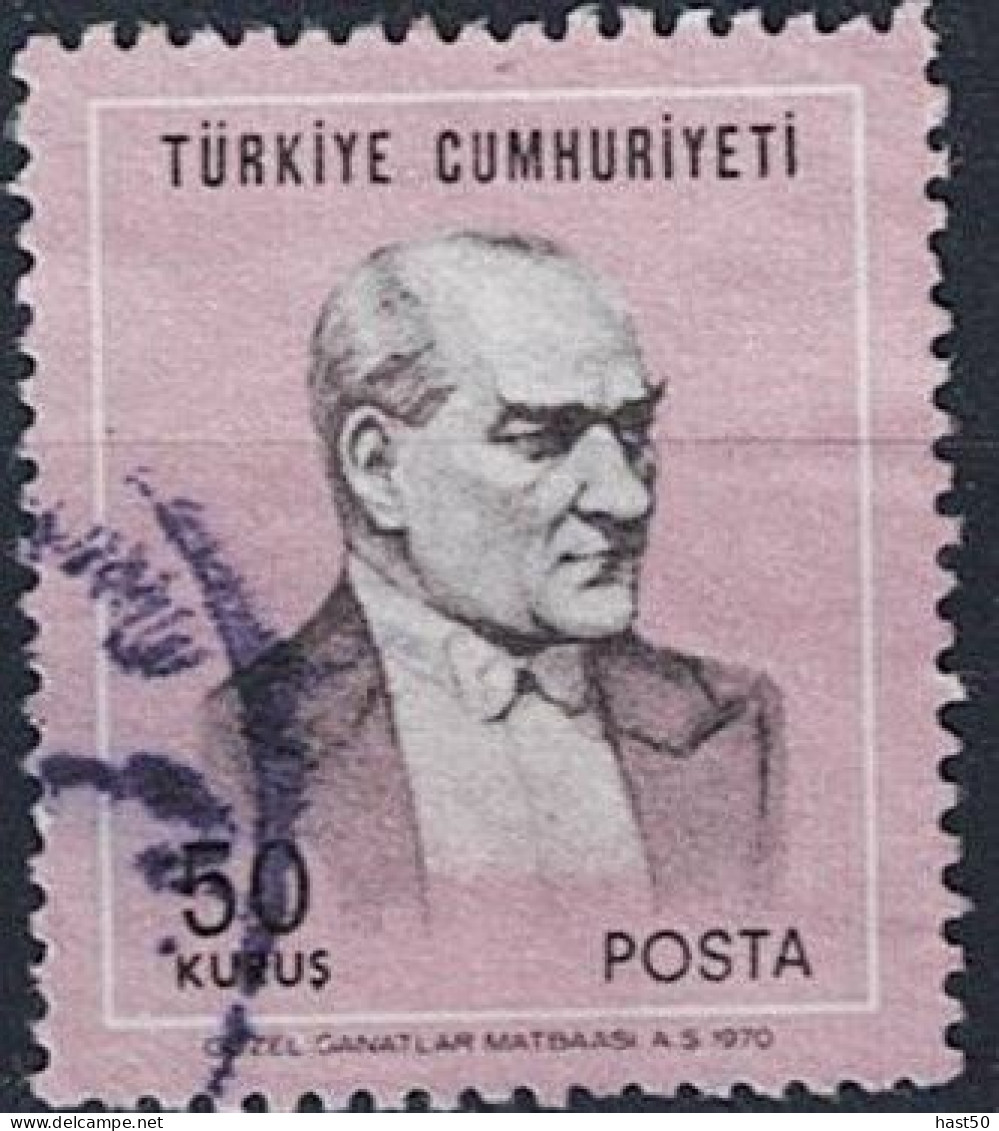 Türkei Turkey Turquie - Atatürk (MiNr: 2170 A + B) 1970 - Gest Used Obl - Gebraucht