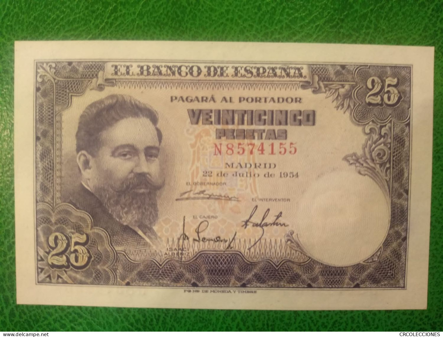 CRBS0134 BILLETE ESPAÑA 25 PESETAS 1953 SIN CIRCULAR - 25 Pesetas