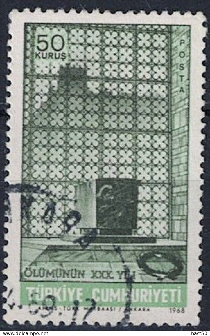 Türkei Turkey Turquie - 30. Todestag Atatürks (MiNr: 2108/11) 1968 - Gest Used Obl - Gebruikt