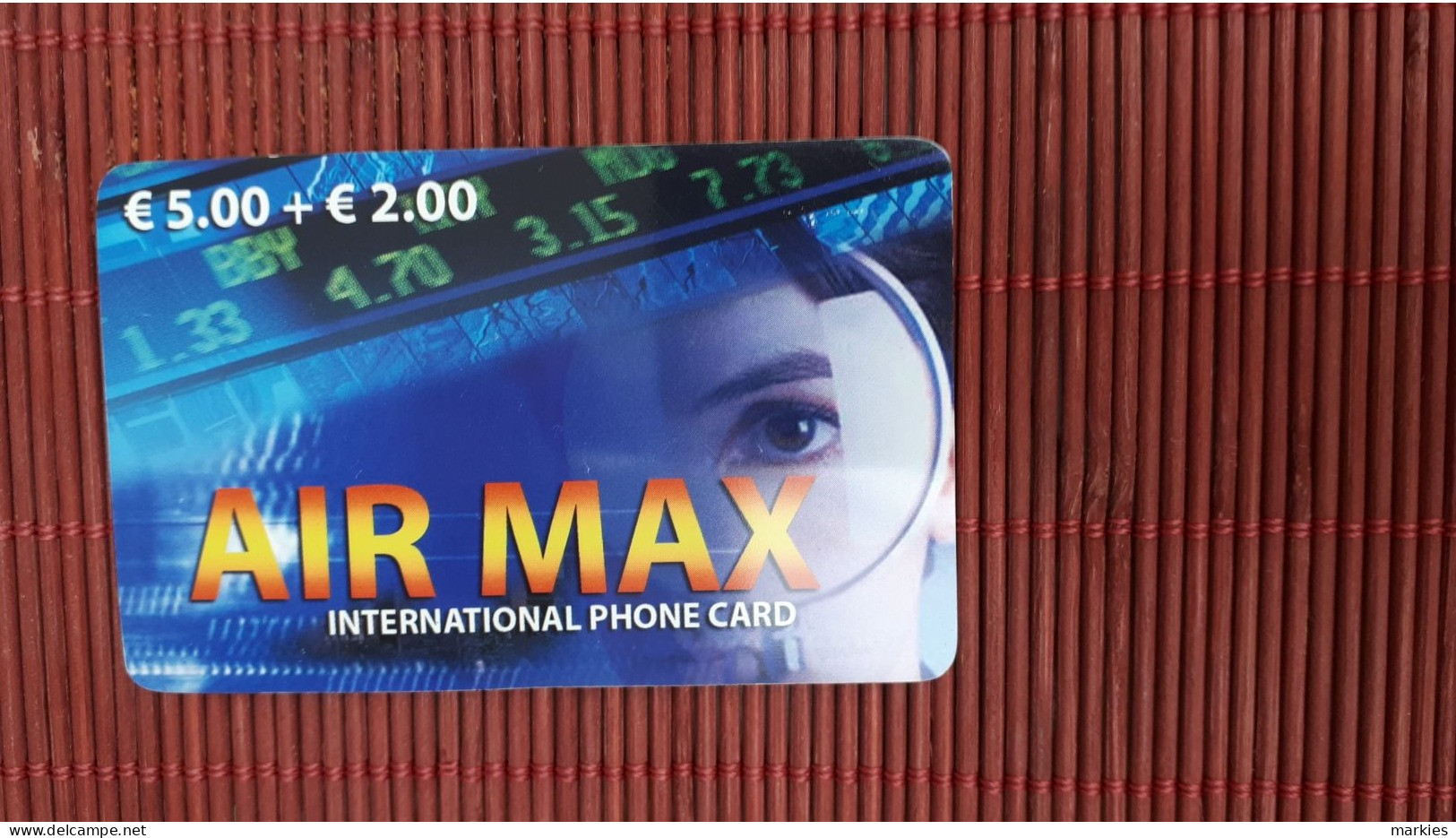 Airmax Prepaidcard  Belgium Used Rare - Cartes GSM, Recharges & Prépayées