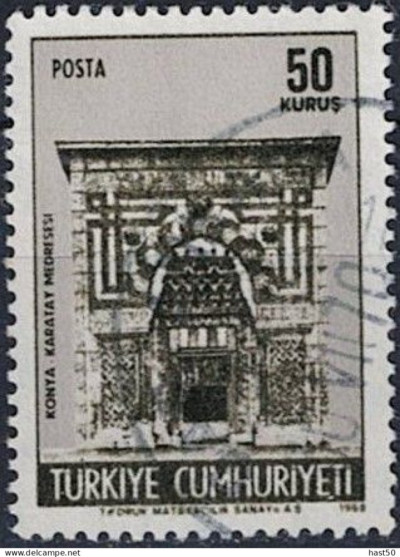 Türkei Turkey Turquie - Karatay Medresesi, Konya (MiNr: 2117) 1968 - Gest Used Obl - Used Stamps