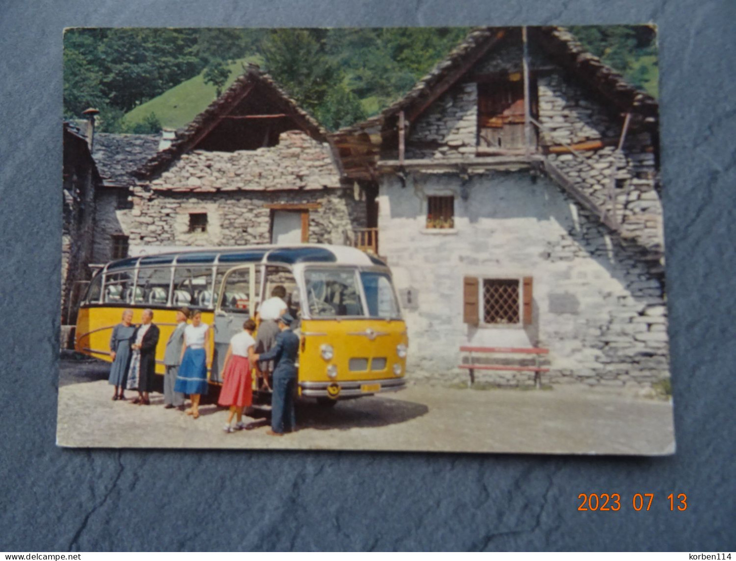 SCHWEIZER ALPENPOST  VAL VERZASCA  TICINO - Bus & Autocars