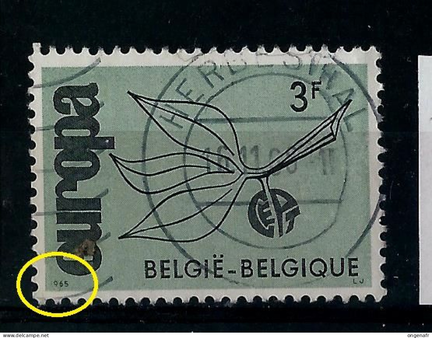 Europa 1965: N° 1343 CU  Lire 965 Au Lieu De 1965 - Obl; Herbesthal  16/11/68 - 1961-1990