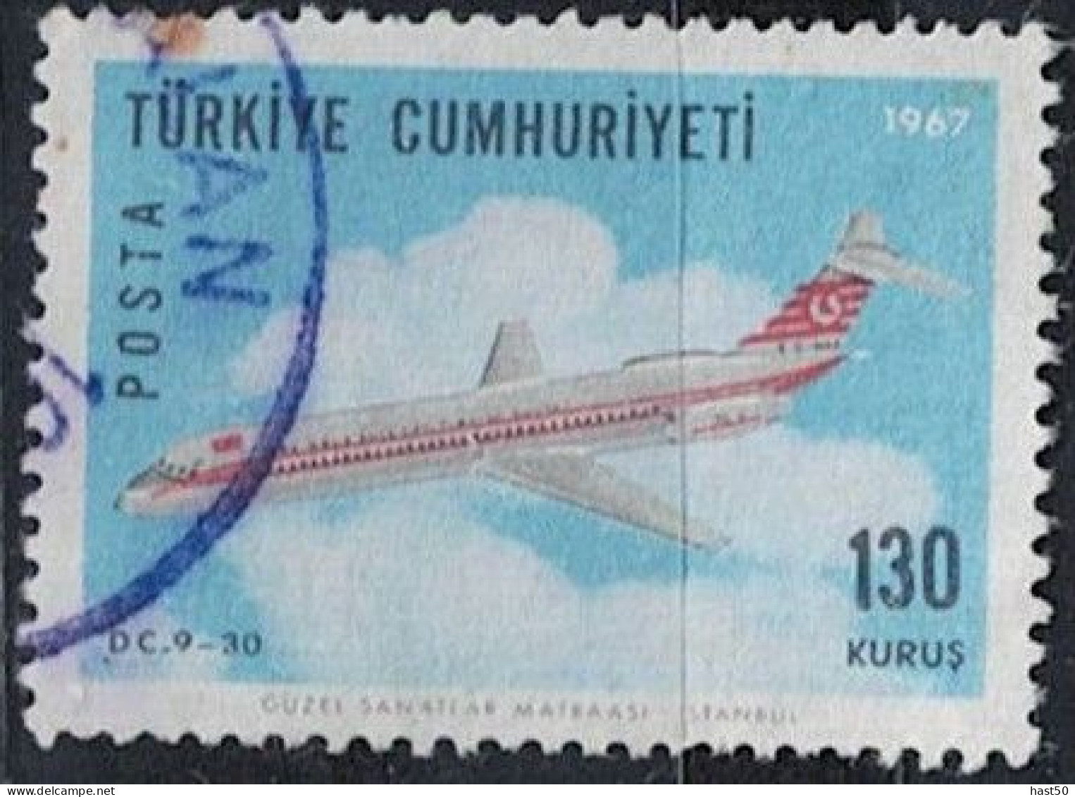 Türkei Turkey Turquie - Douglas DC 9-30 (MiNr: 2048) 1967 - Gest Used Obl - Oblitérés