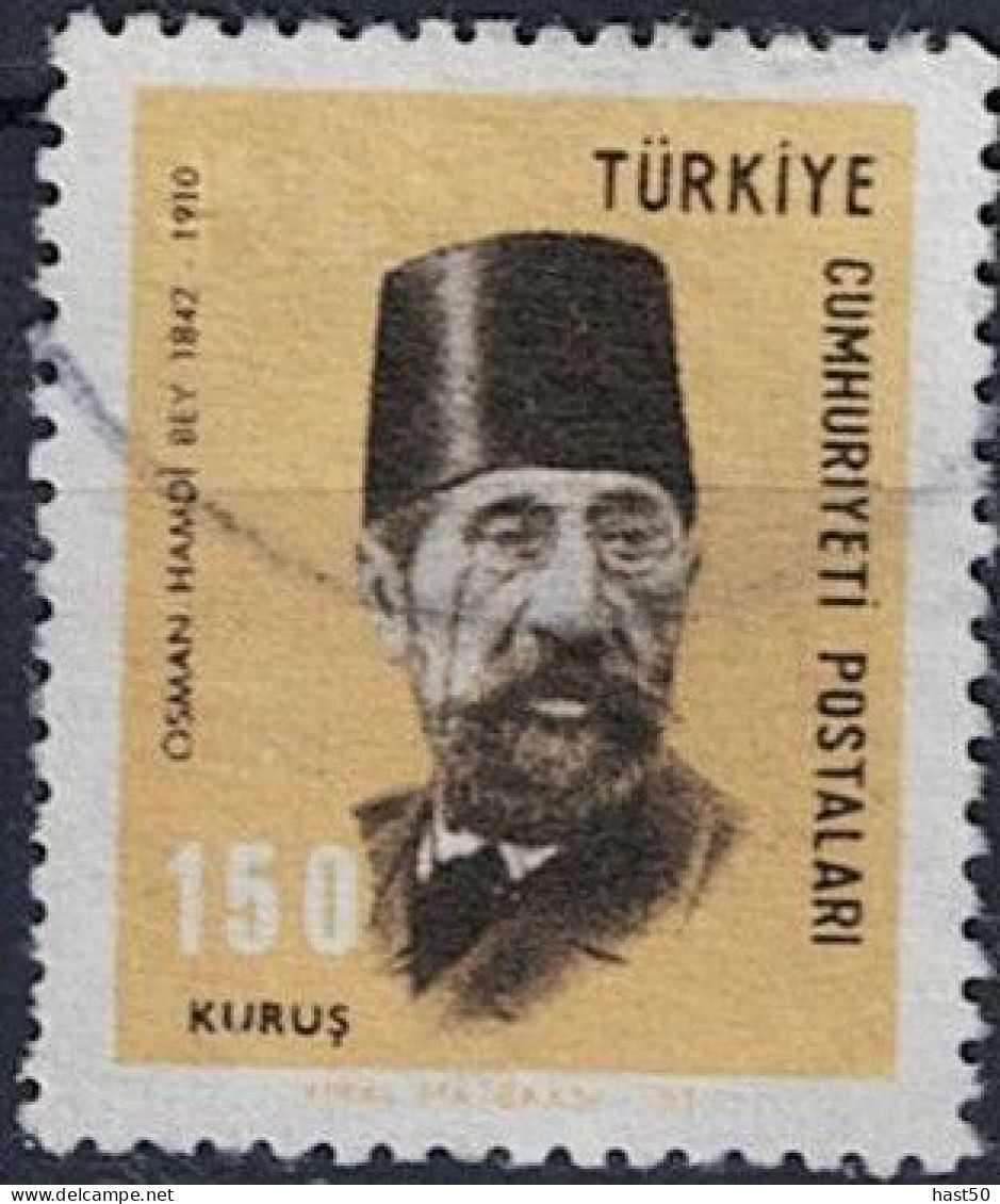 Türkei Turkey Turquie - Osman Hamdi Bey (MiNr: 2057) 1967 - Gest Used Obl - Used Stamps