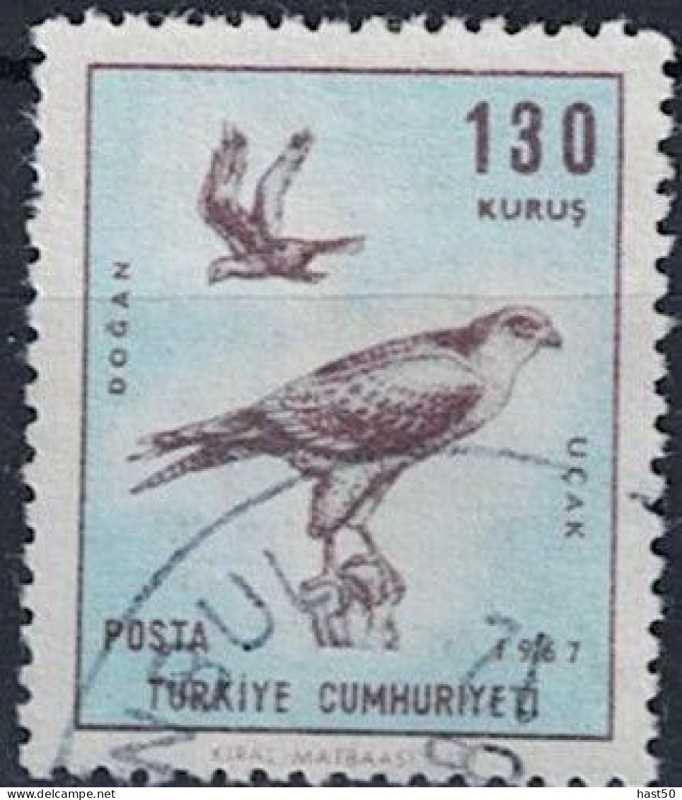 Türkei Turkey Turquie - Würgfalke (Falco Cherrug) (MiNr: 2072) 1967 - Gest Used Obl - Used Stamps