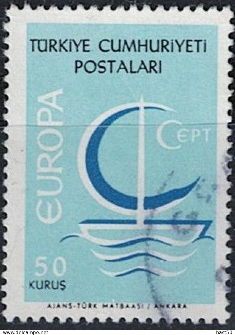 Türkei Turkey Turquie - Europa (MiNr: 2018) 1966 - Gest Used Obl - Gebruikt