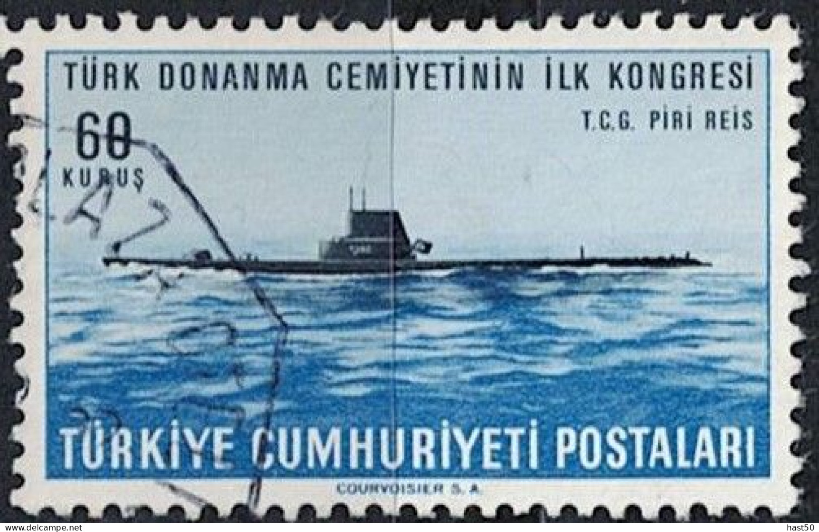 Türkei Turkey Turquie - U-Boot „Pirı Reis“ (MiNr: 1972) 1965 - Gest Used Obl - Used Stamps