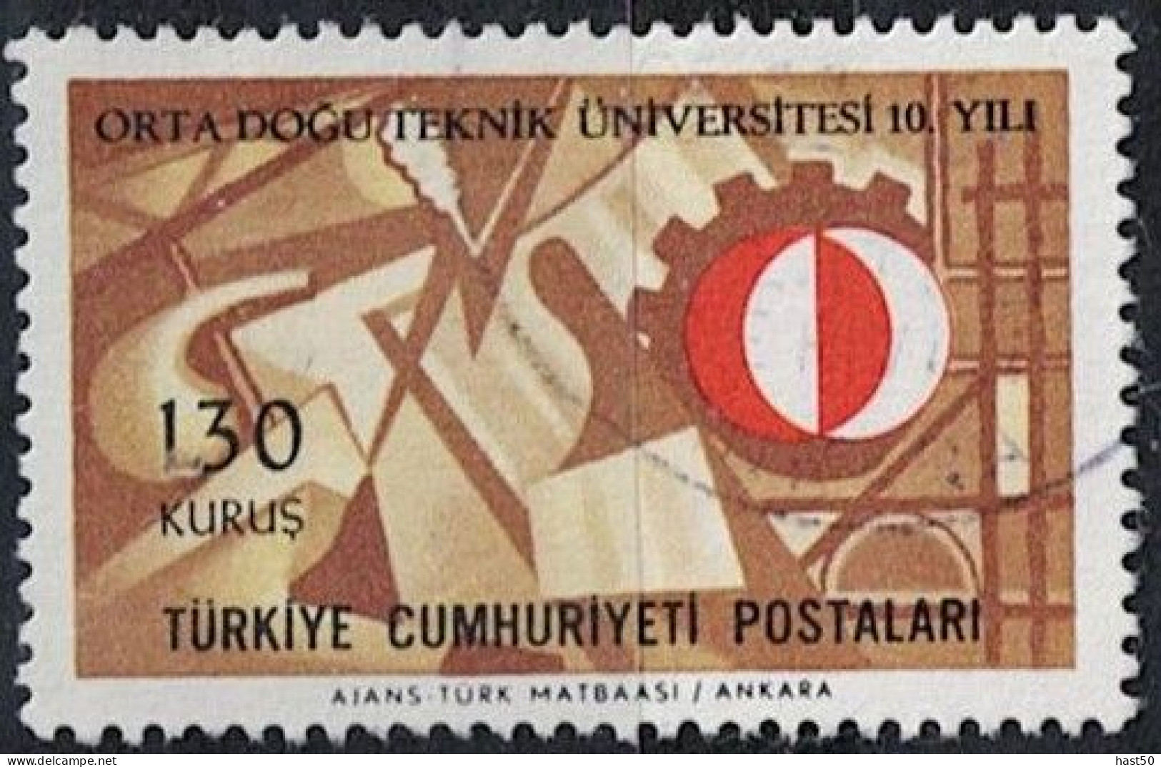 Türkei Turkey Turquie - Technische Universität Des Mittleren Ostens (MiNr: 2026) 1966 - Gest Used Obl - Usados