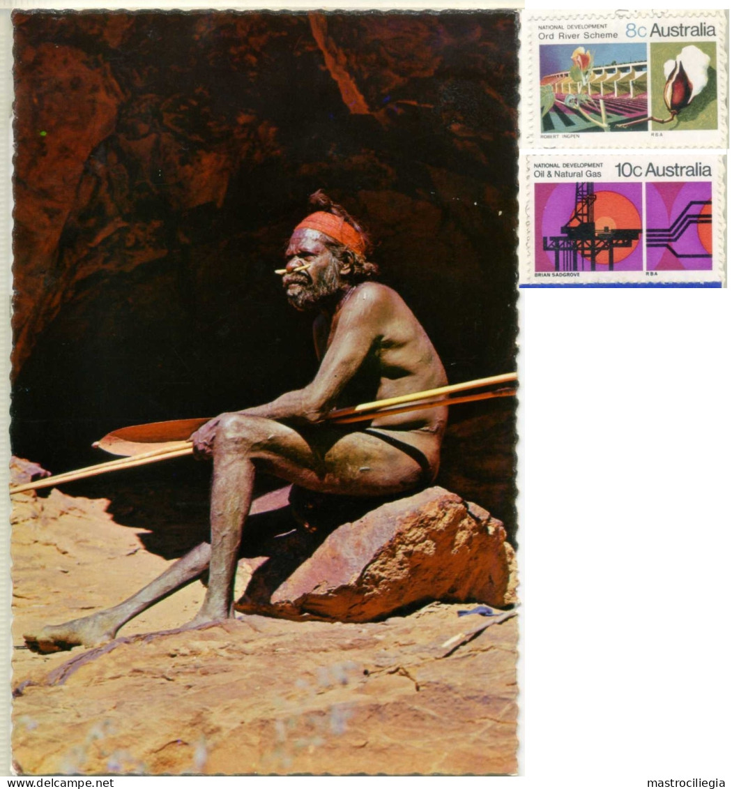 AUSTRALIA  Aboriginal Tribesman  Northern Territory  Nice Stamps - Aborigines