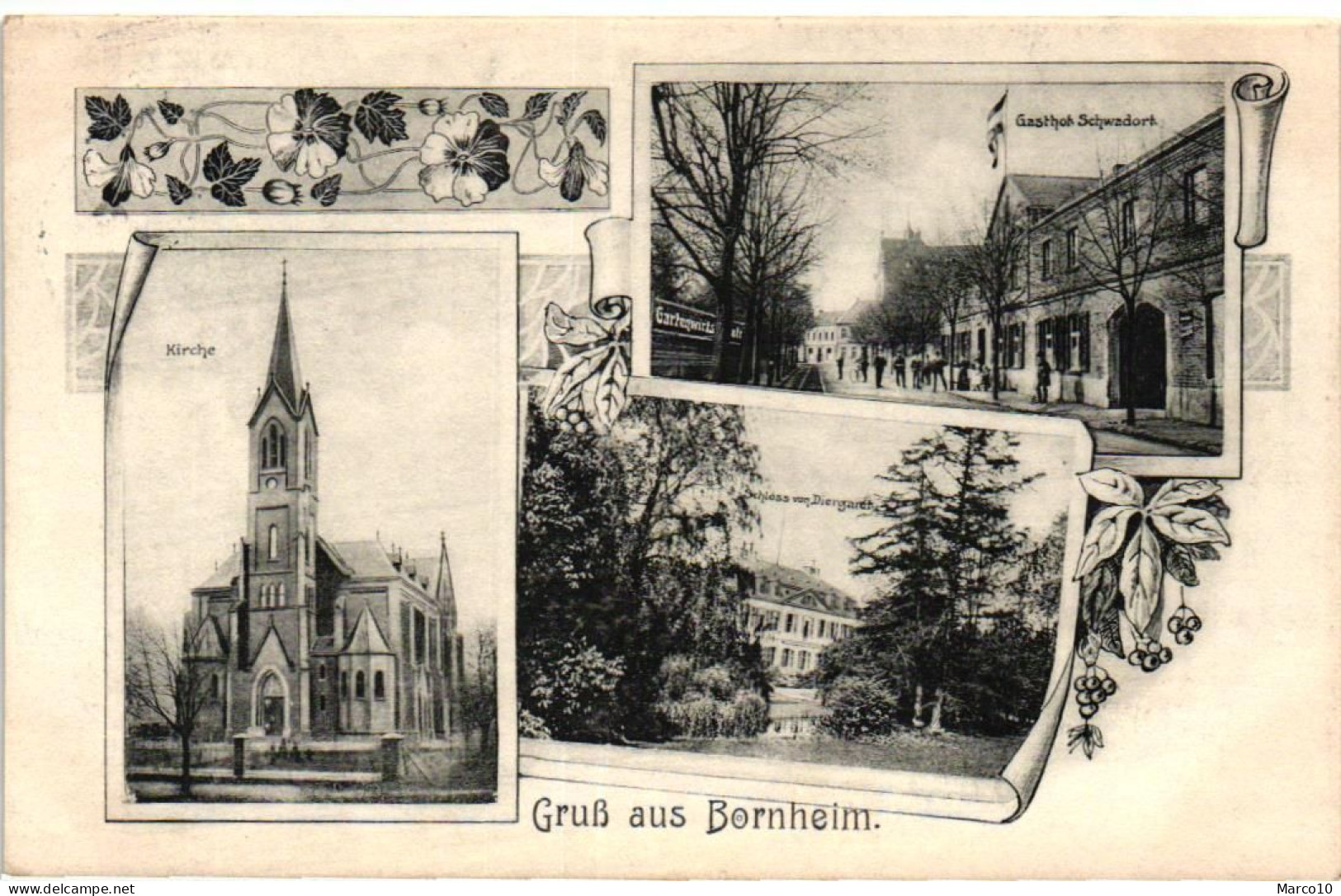 GRUSS AUS BORNHEIM 1908 - Bornheim