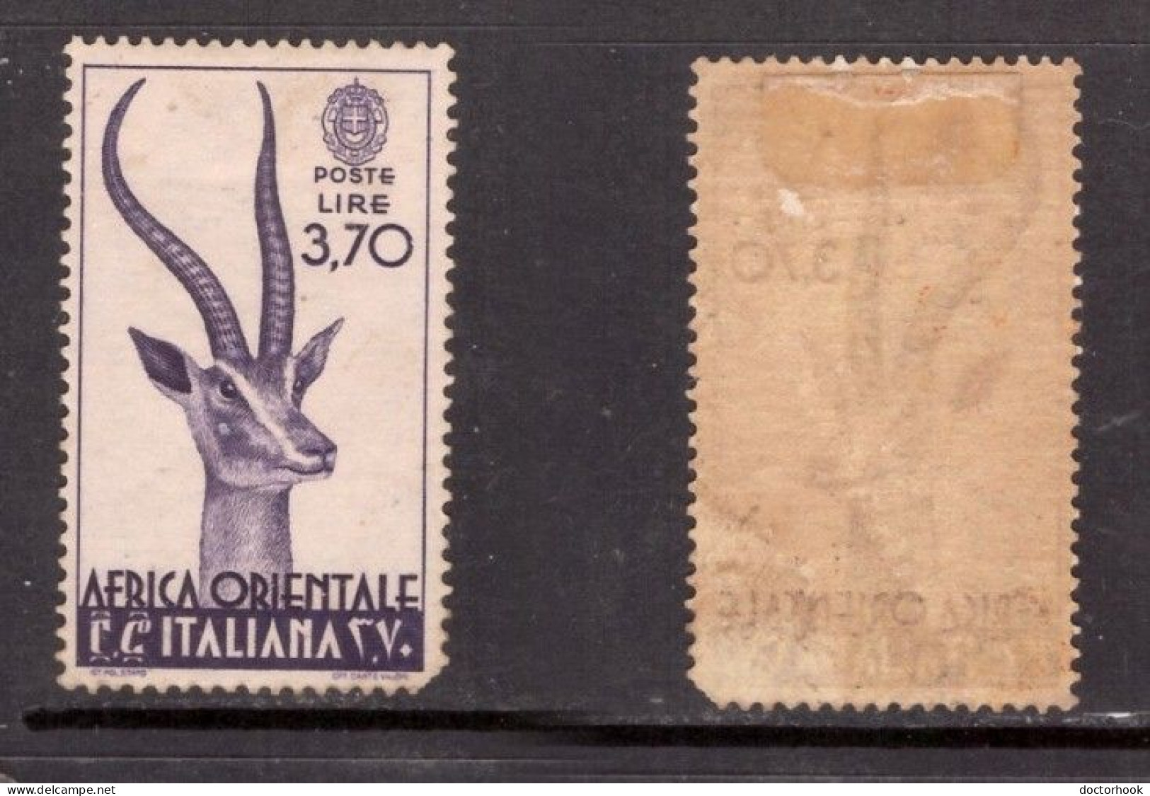 ITALIAN EAST AFRICA   Scott # 17* MINT HINGED (CONDITION AS PER SCAN) (Stamp Scan # 957-1) - Ostafrika
